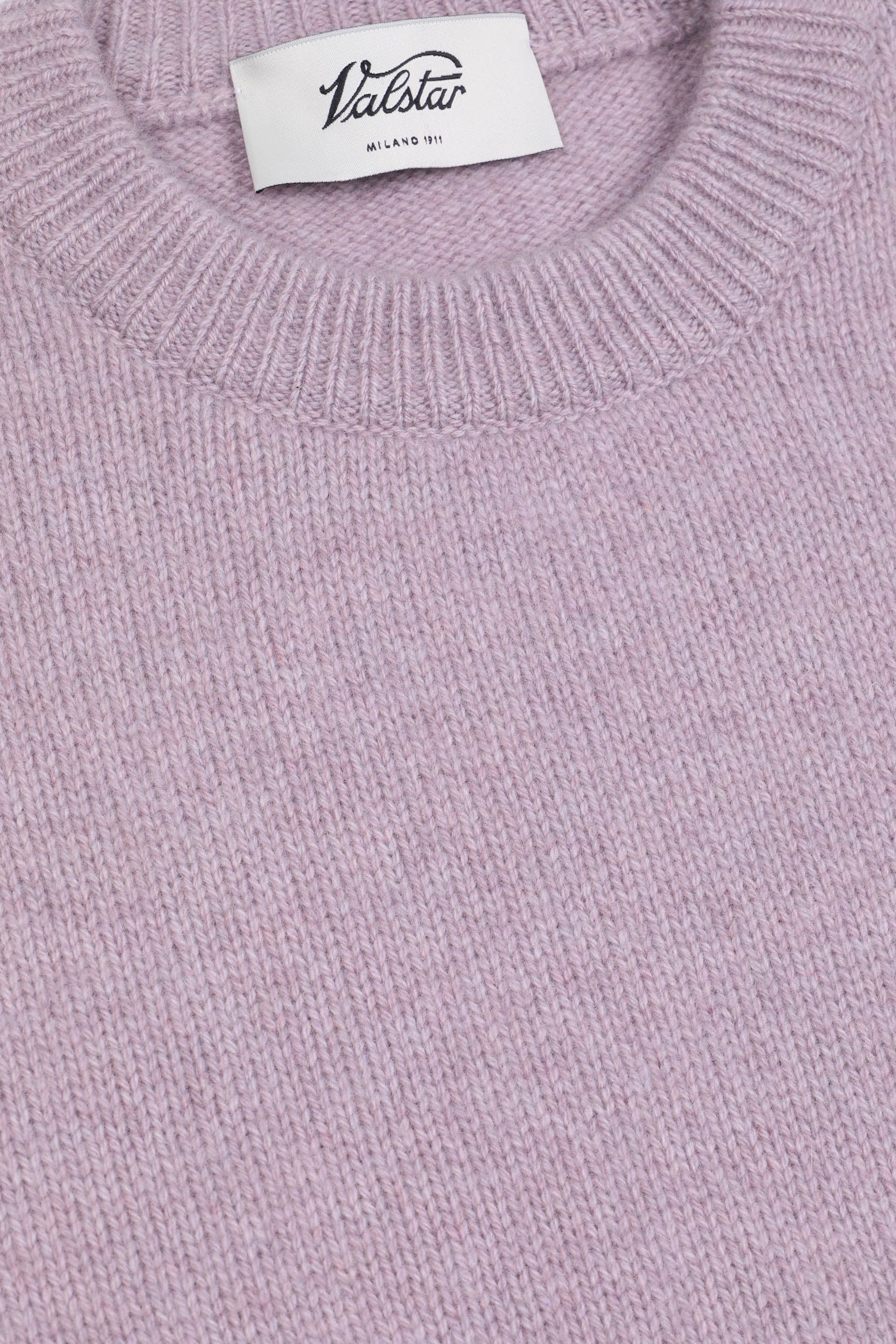 Maglia girocollo in cashmere. Rosa - Silky rose