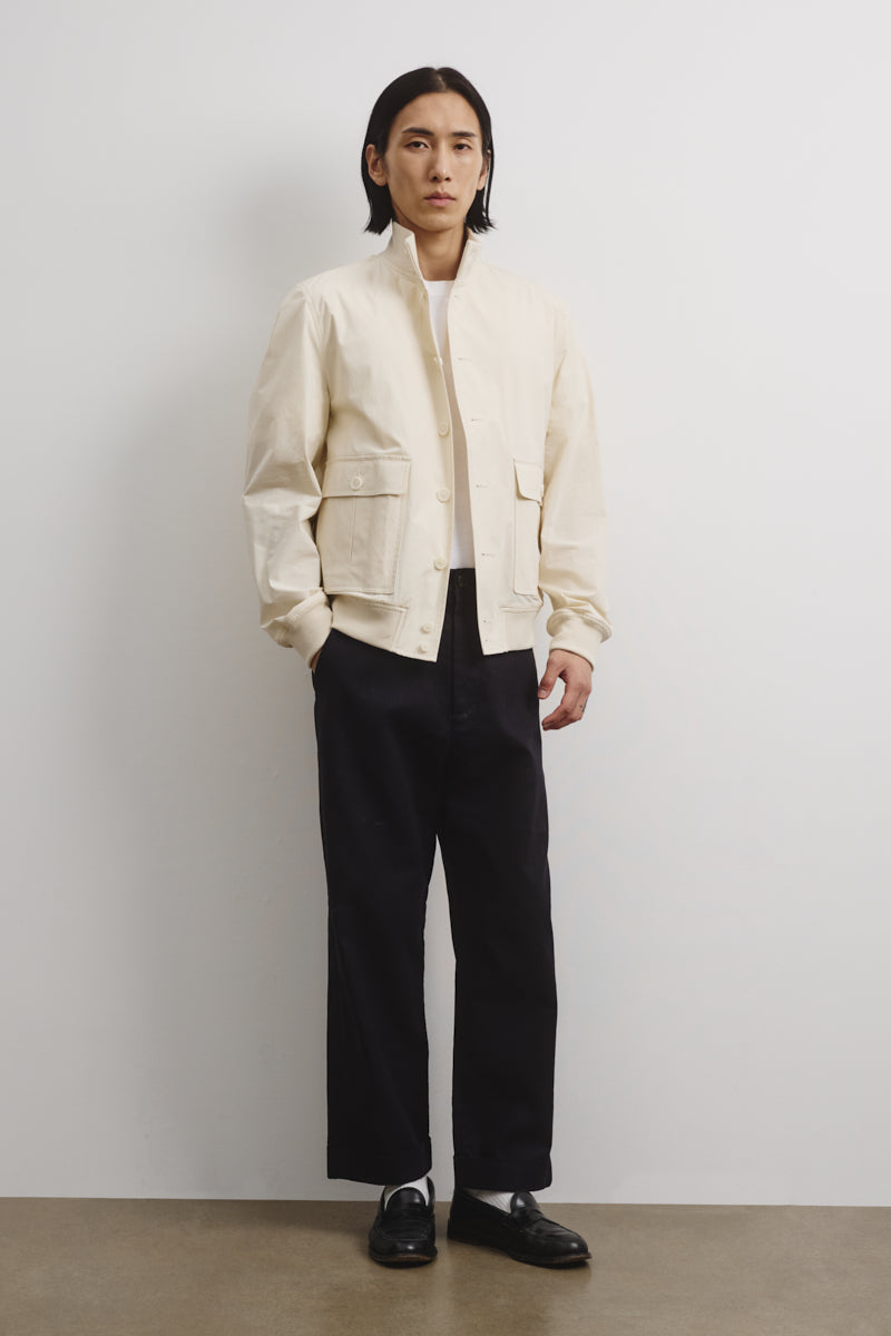 Giubbotto Valstarino in popeline stretch, sfoderato. Beige - Champignon