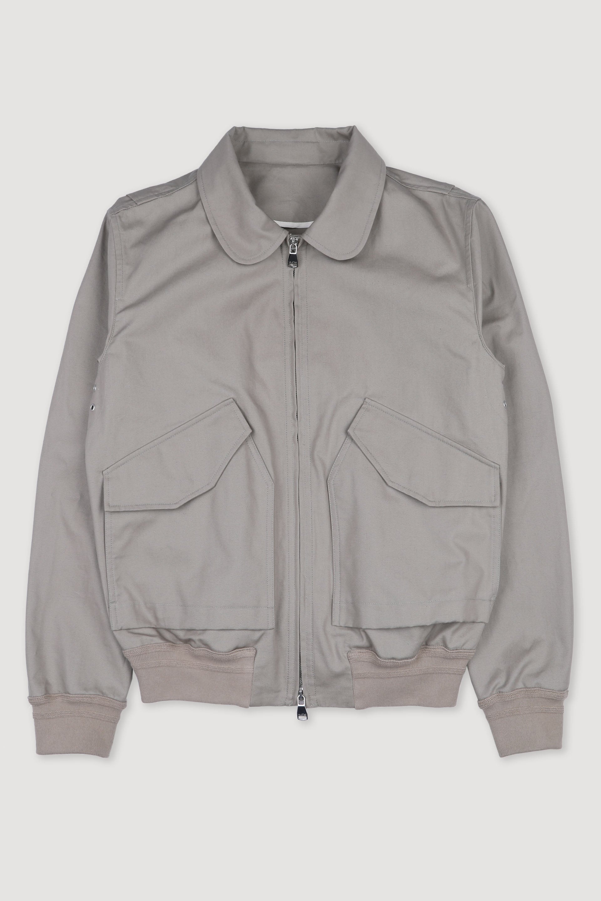 Flight jacket Victor in canvas di cotone water repellent, sfoderata. Beige - Malto