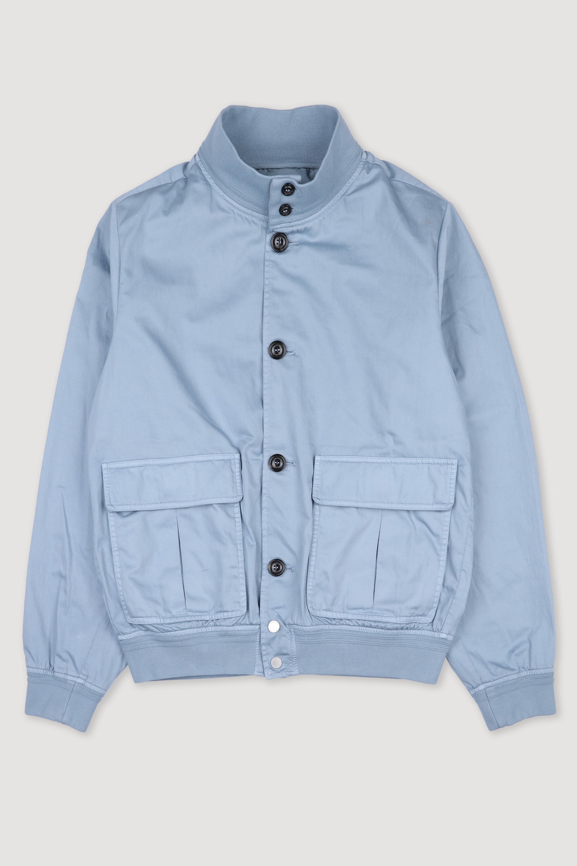 Giubbotto Valstarino in cotone-nylon sfoderato. Azzurro - Pilota