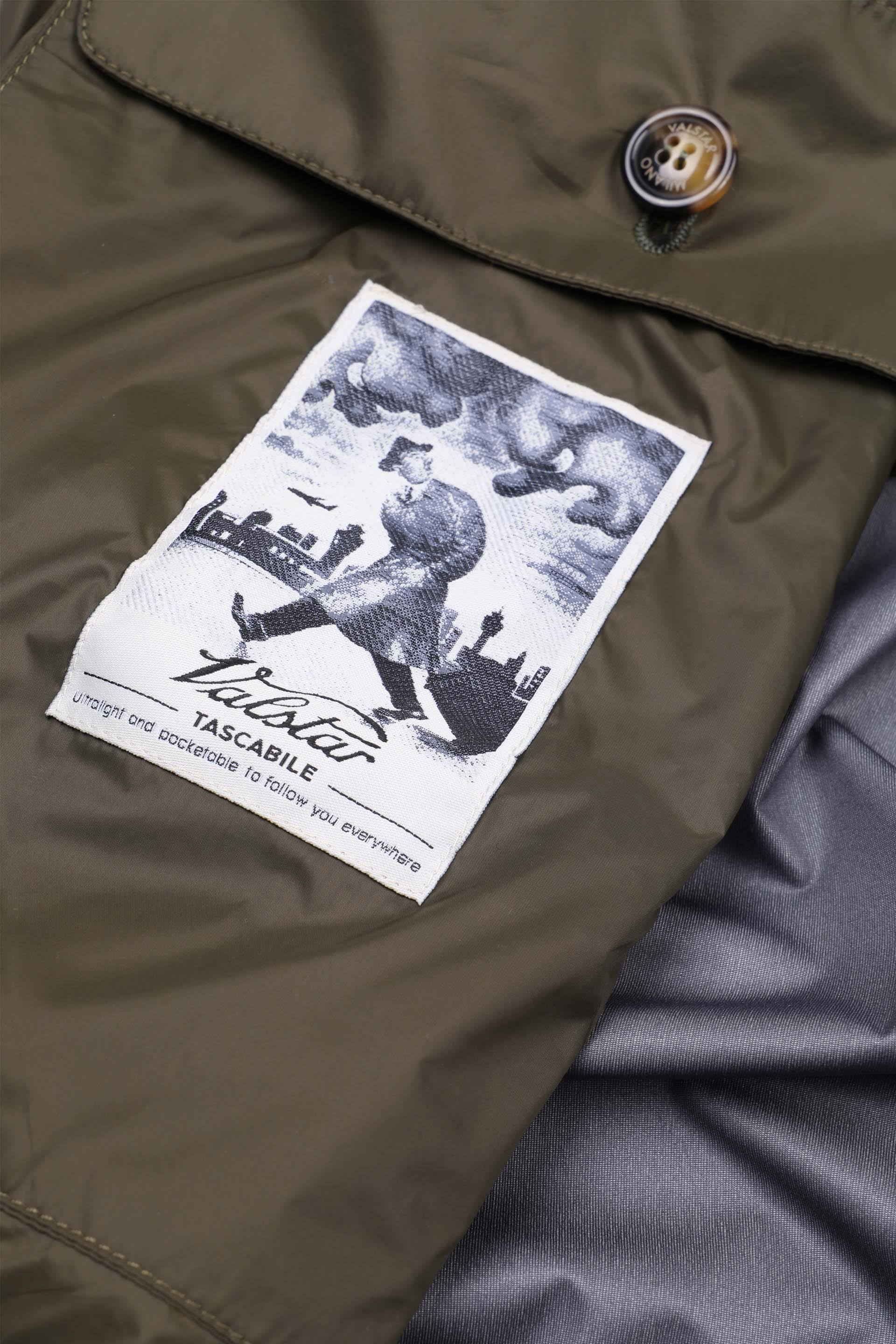 Valstarino Tascabile in microfibra 3 layer waterproof. Verde - Cappero