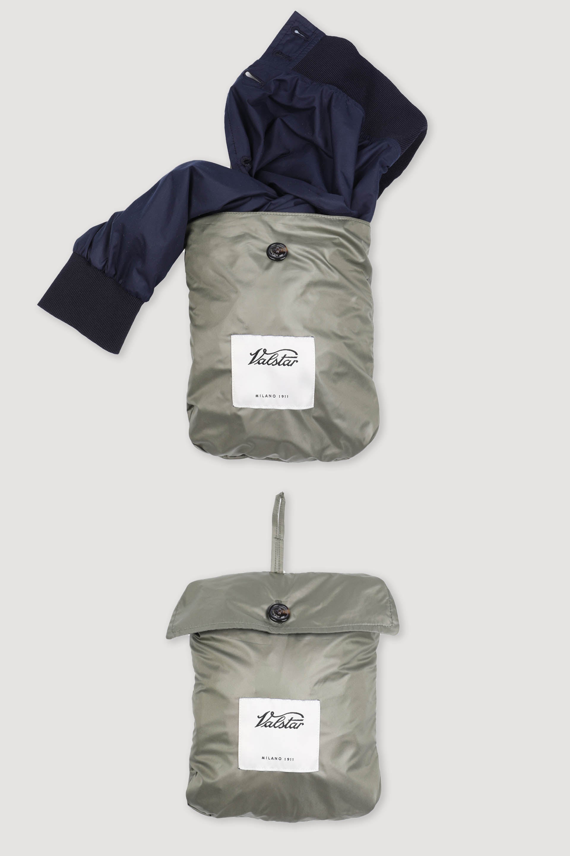 GIUBBOTTO VALSTARINO TASCABILE, FODERATO, TESSUTO OPACO WR ULTRALEGGERO - Navy blue