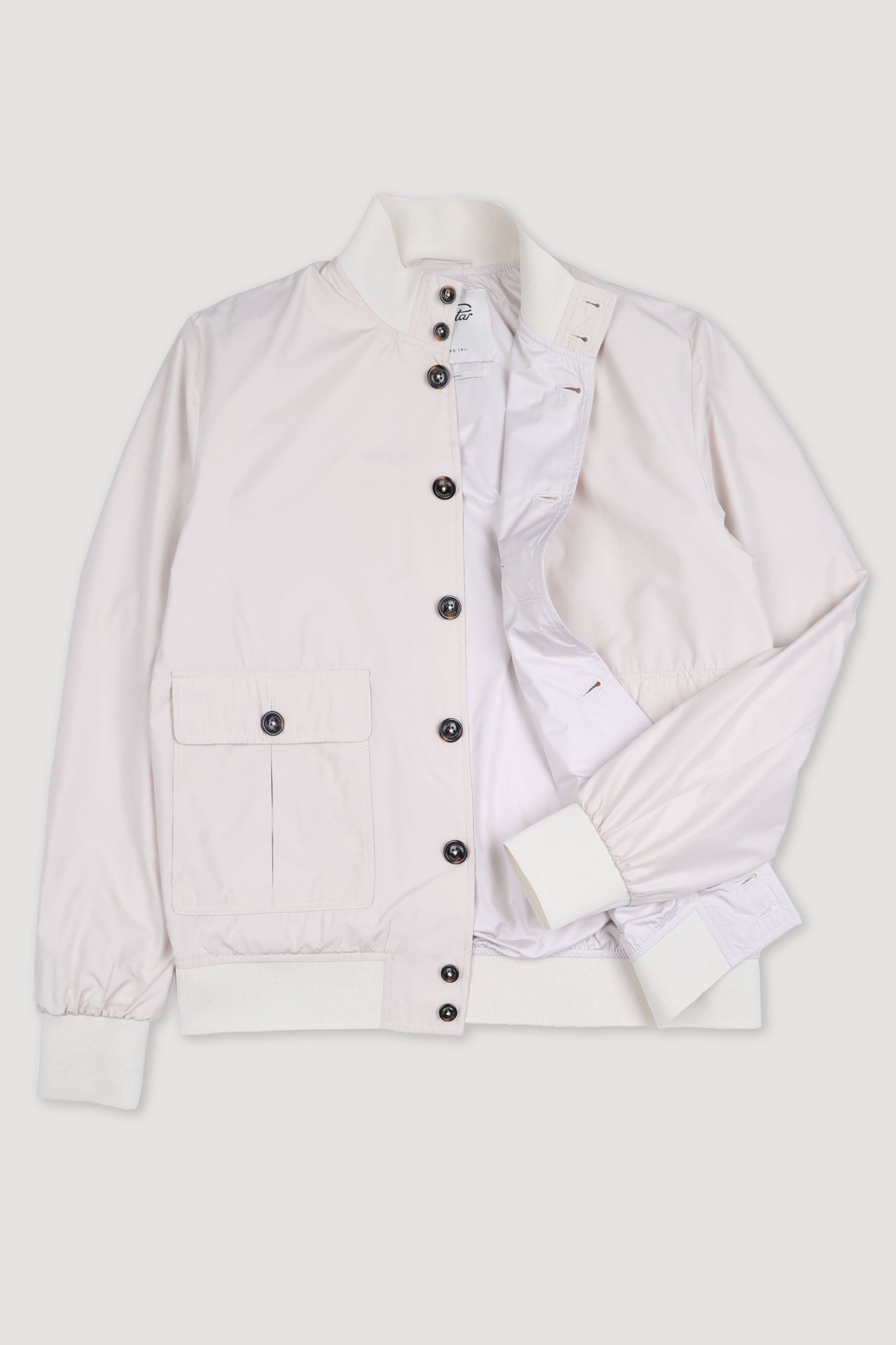 GIUBBOTTO VALSTARINO TASCABILE, FODERATO, TESSUTO OPACO WR ULTRALEGGERO - Ivory