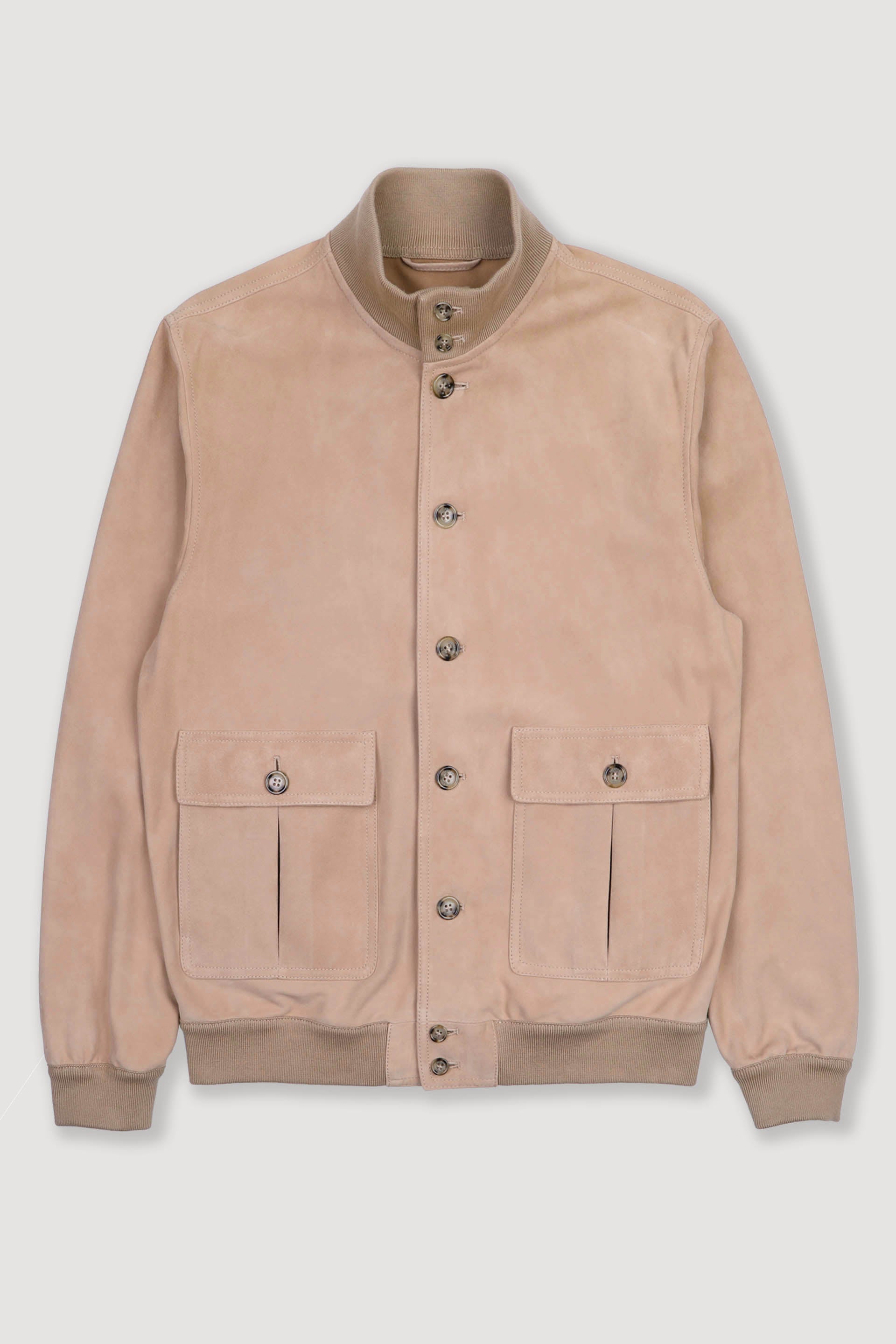 GIUBBOTTO VALSTARINO, SFODERATO, SUEDE - Biscotto