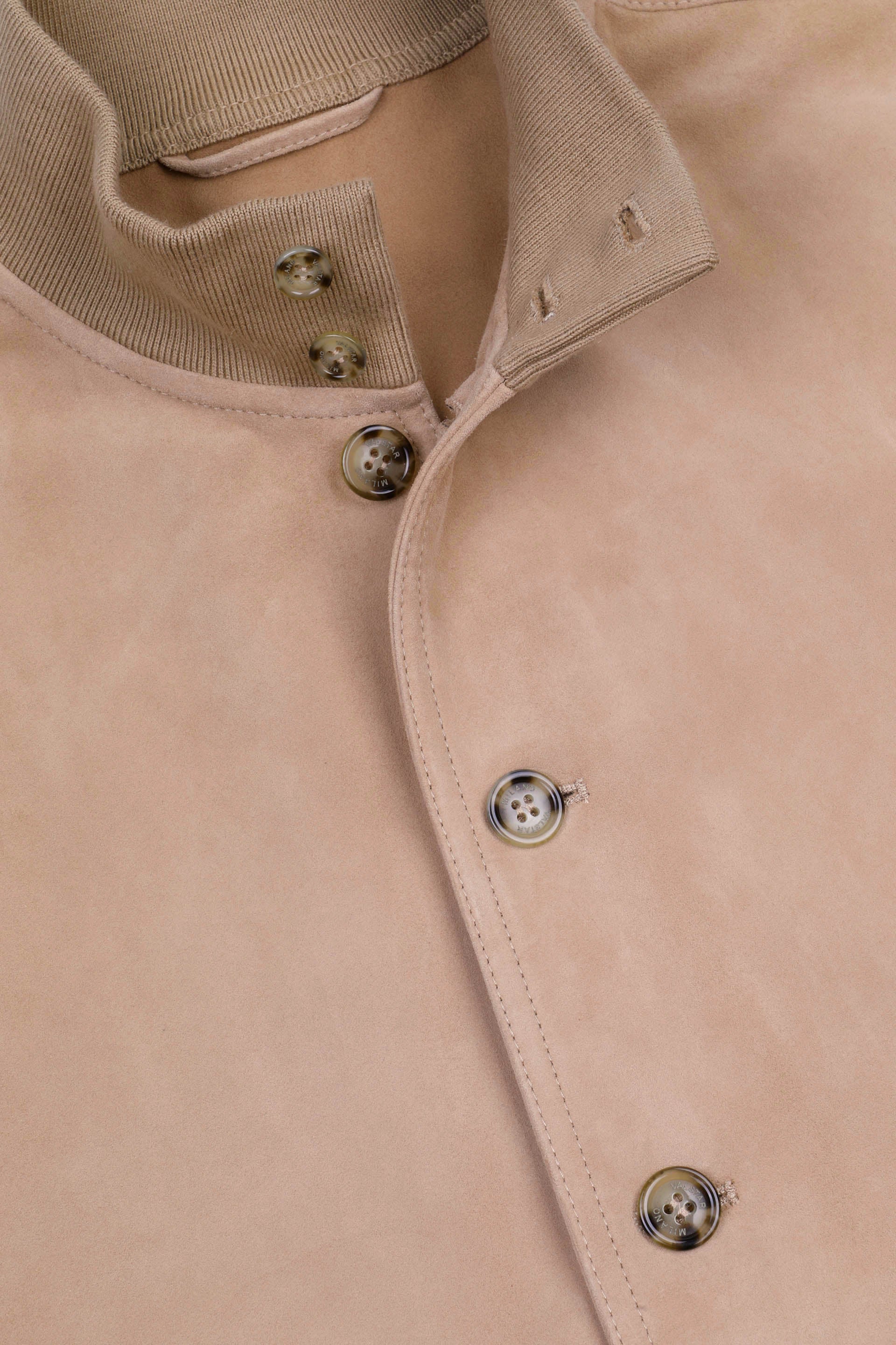 GIUBBOTTO VALSTARINO, SFODERATO, SUEDE - Biscotto