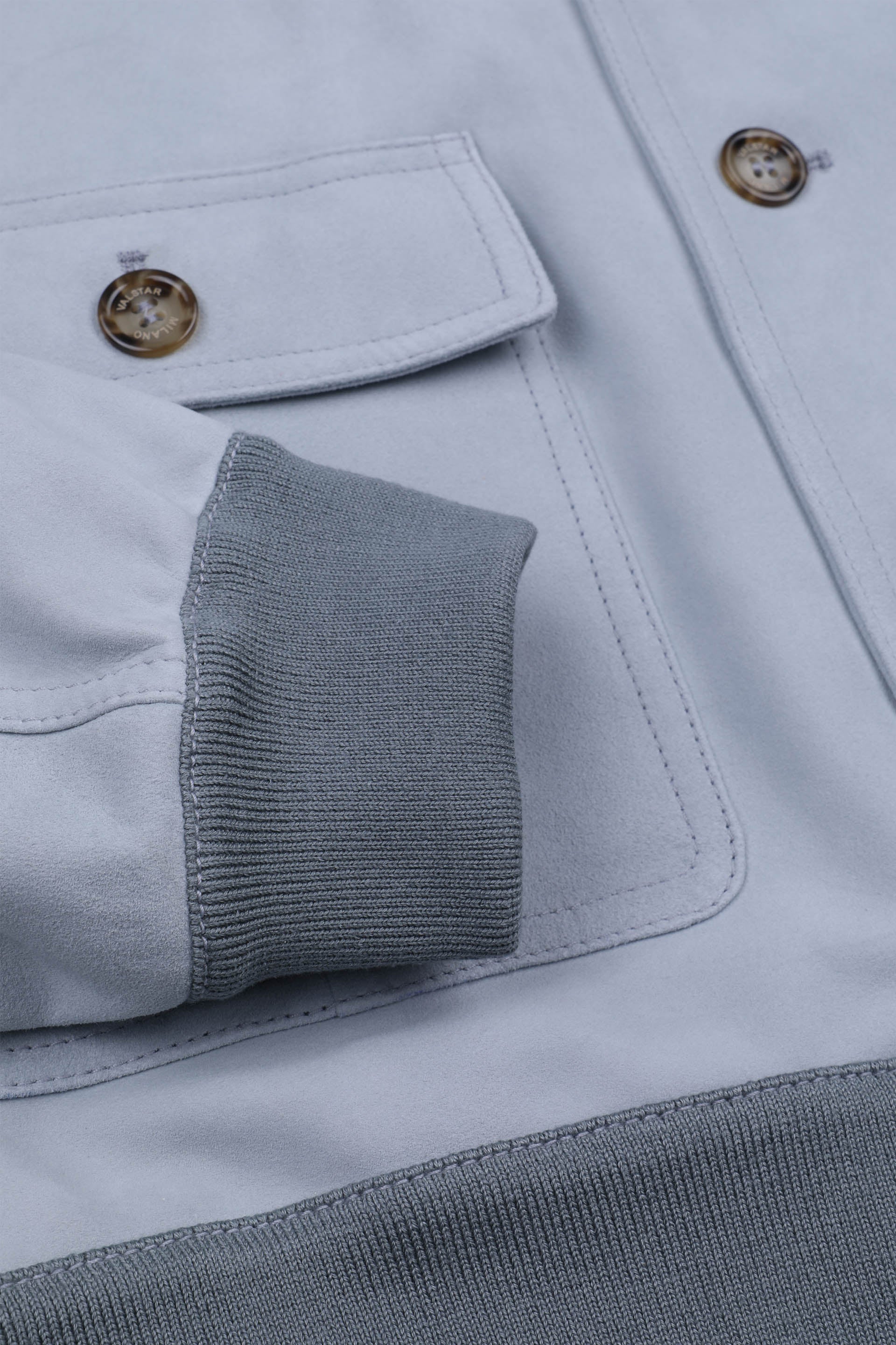 GIUBBOTTO VALSTARINO, SFODERATO, SUEDE - Frost