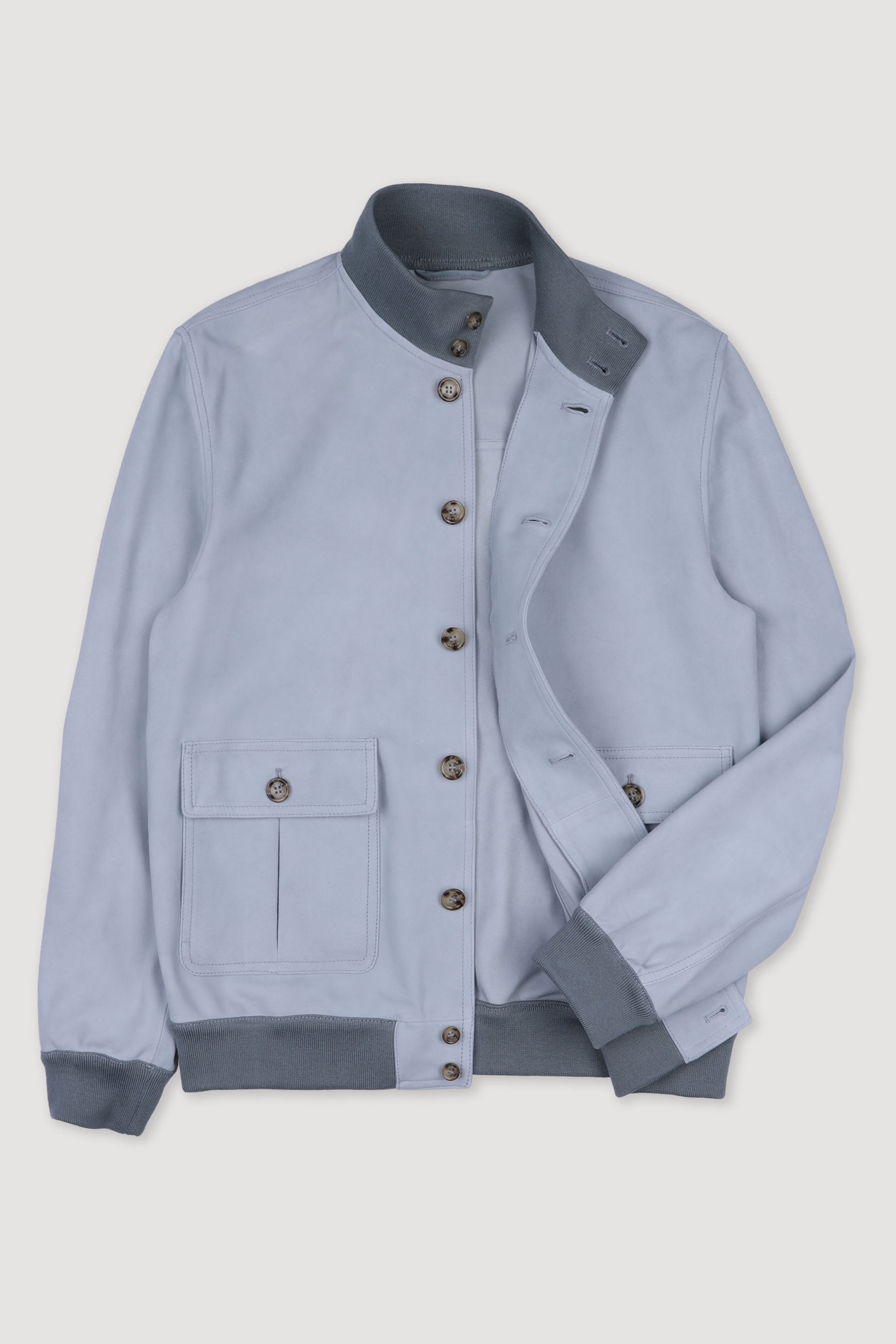 GIUBBOTTO VALSTARINO, SFODERATO, SUEDE - Frost