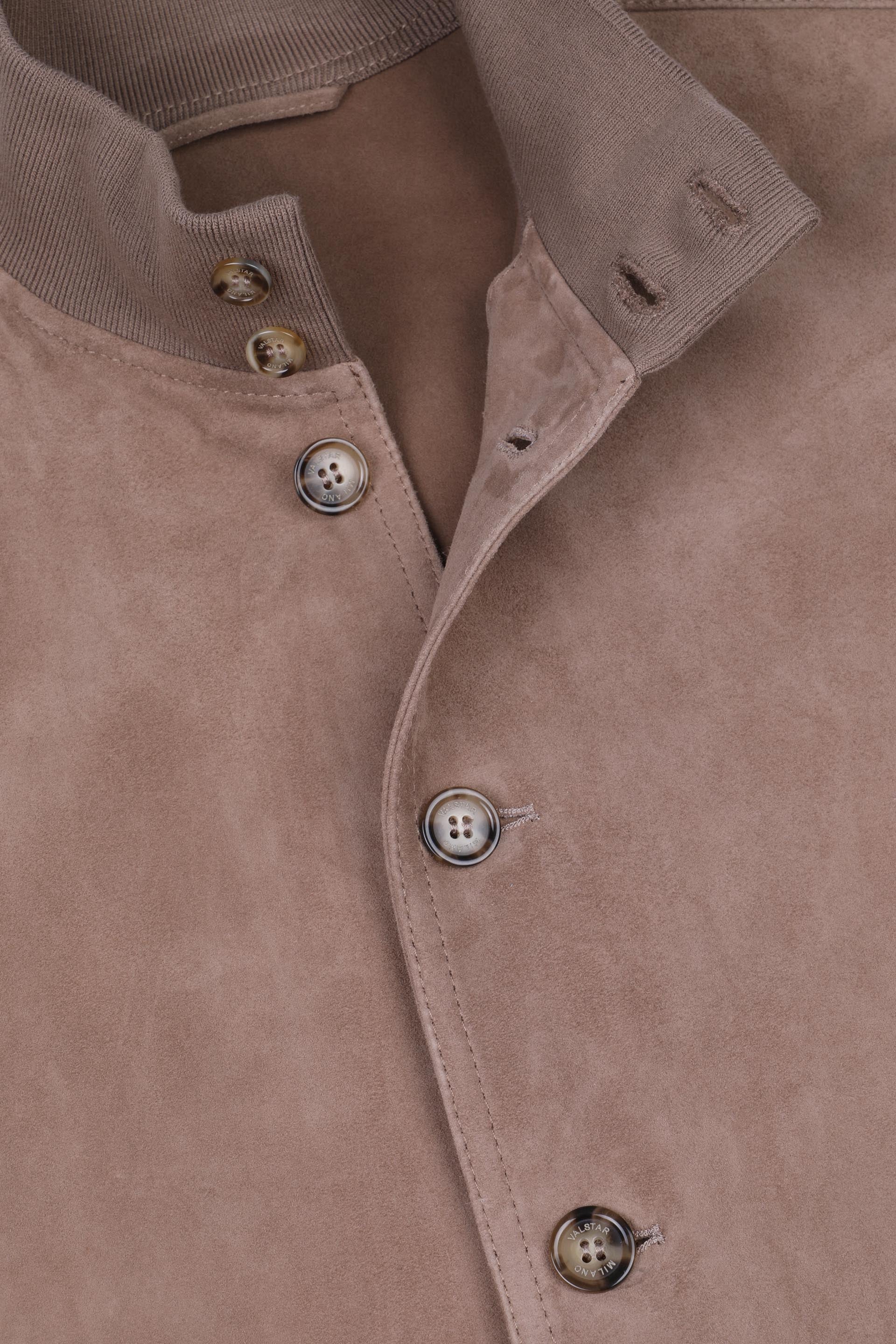 GIUBBOTTO VALSTARINO, SFODERATO, SUEDE - Grege