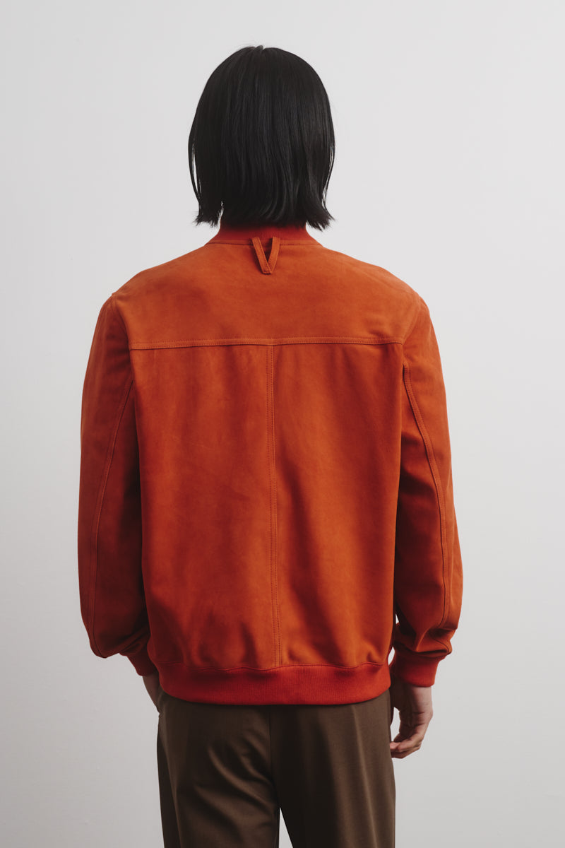 GIUBBOTTO VALSTARINO, SFODERATO, SUEDE - Coccio