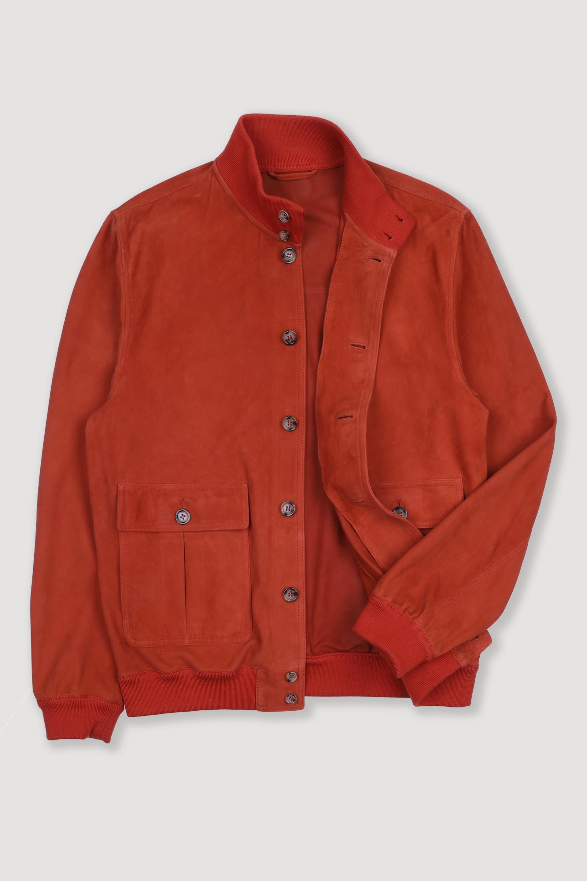 GIUBBOTTO VALSTARINO, SFODERATO, SUEDE - Coccio