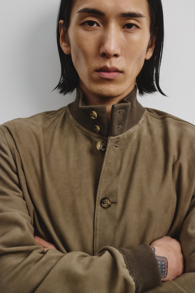 GIUBBOTTO VALSTARINO, SFODERATO, SUEDE - Soldier