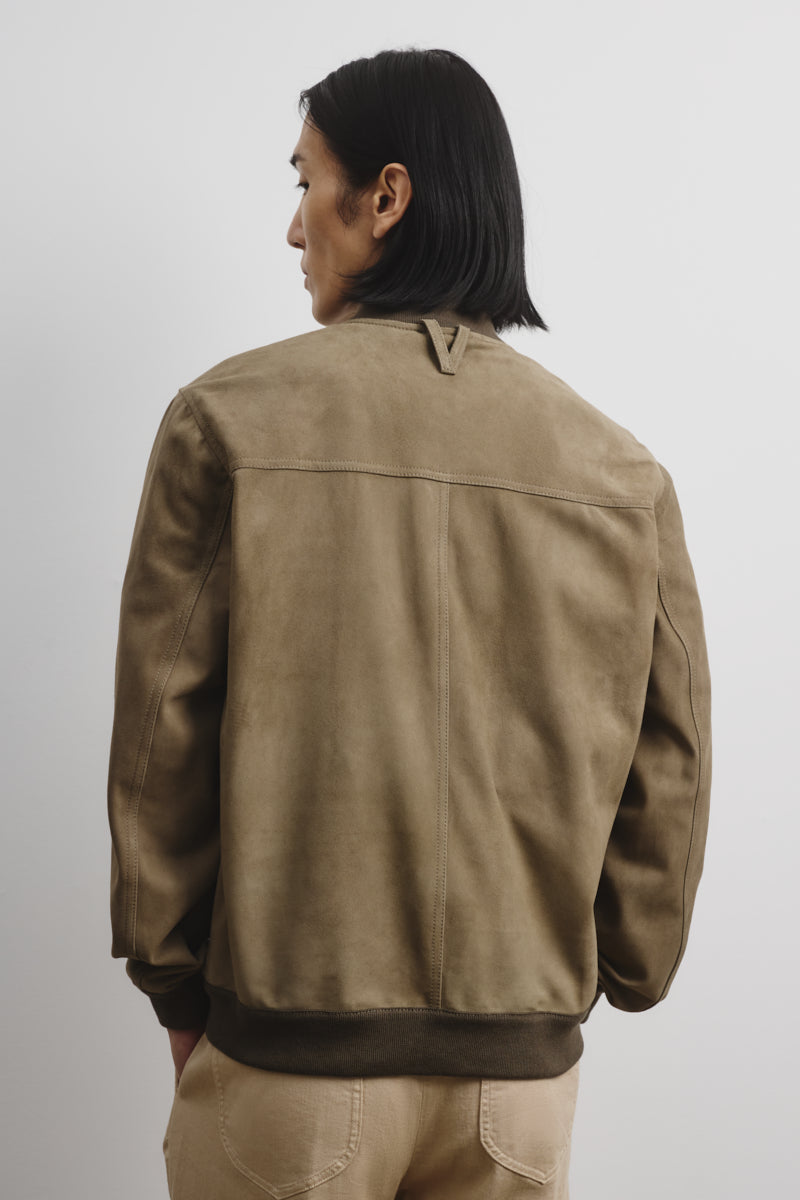 GIUBBOTTO VALSTARINO, SFODERATO, SUEDE - Soldier