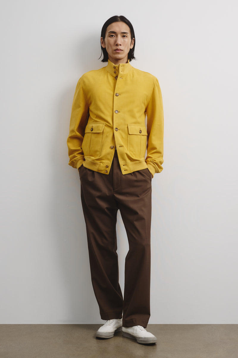 GIUBBOTTO VALSTARINO, SFODERATO, SUEDE - Barley