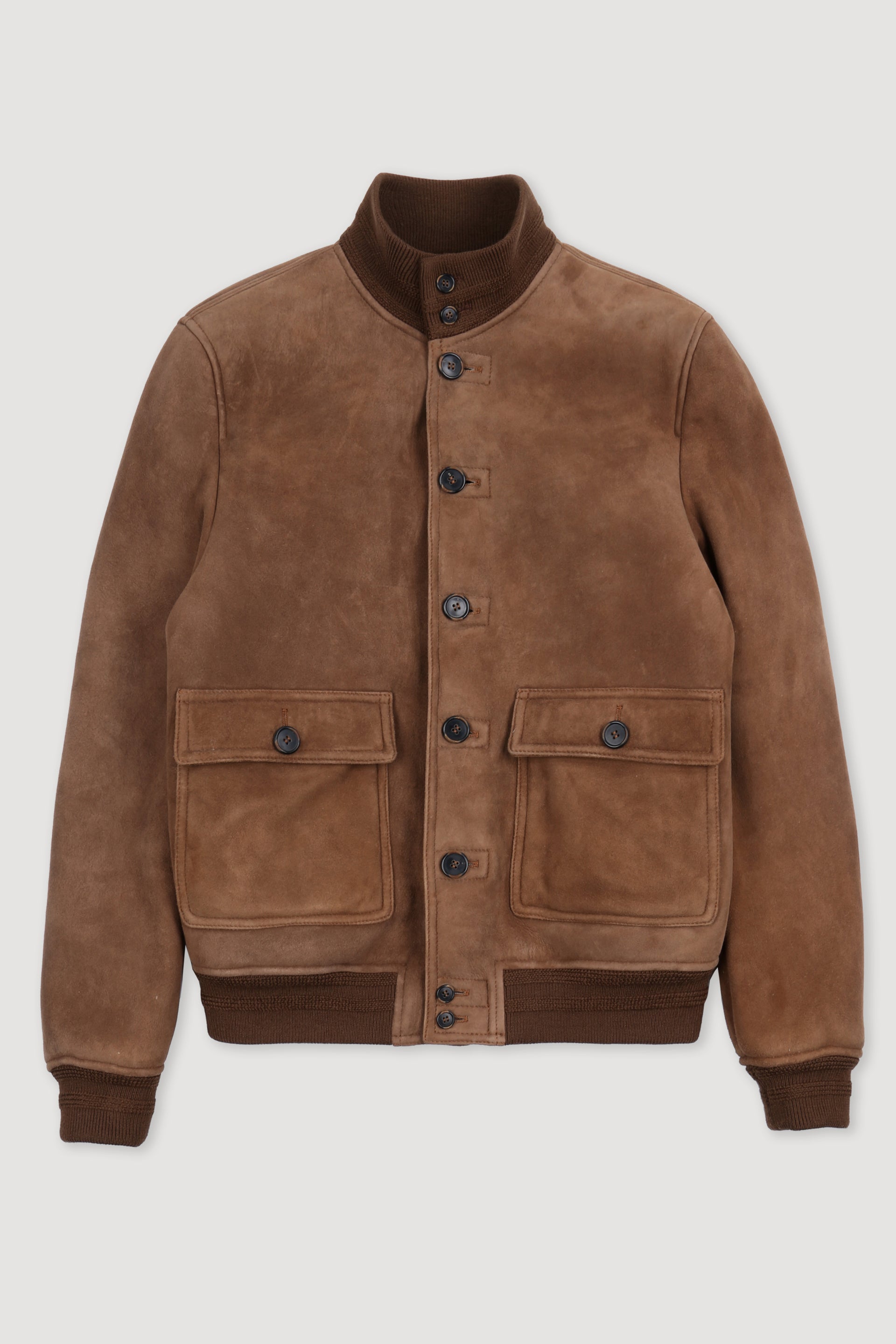 Shearling suede Valstarino. Brown - Miele/Panna
