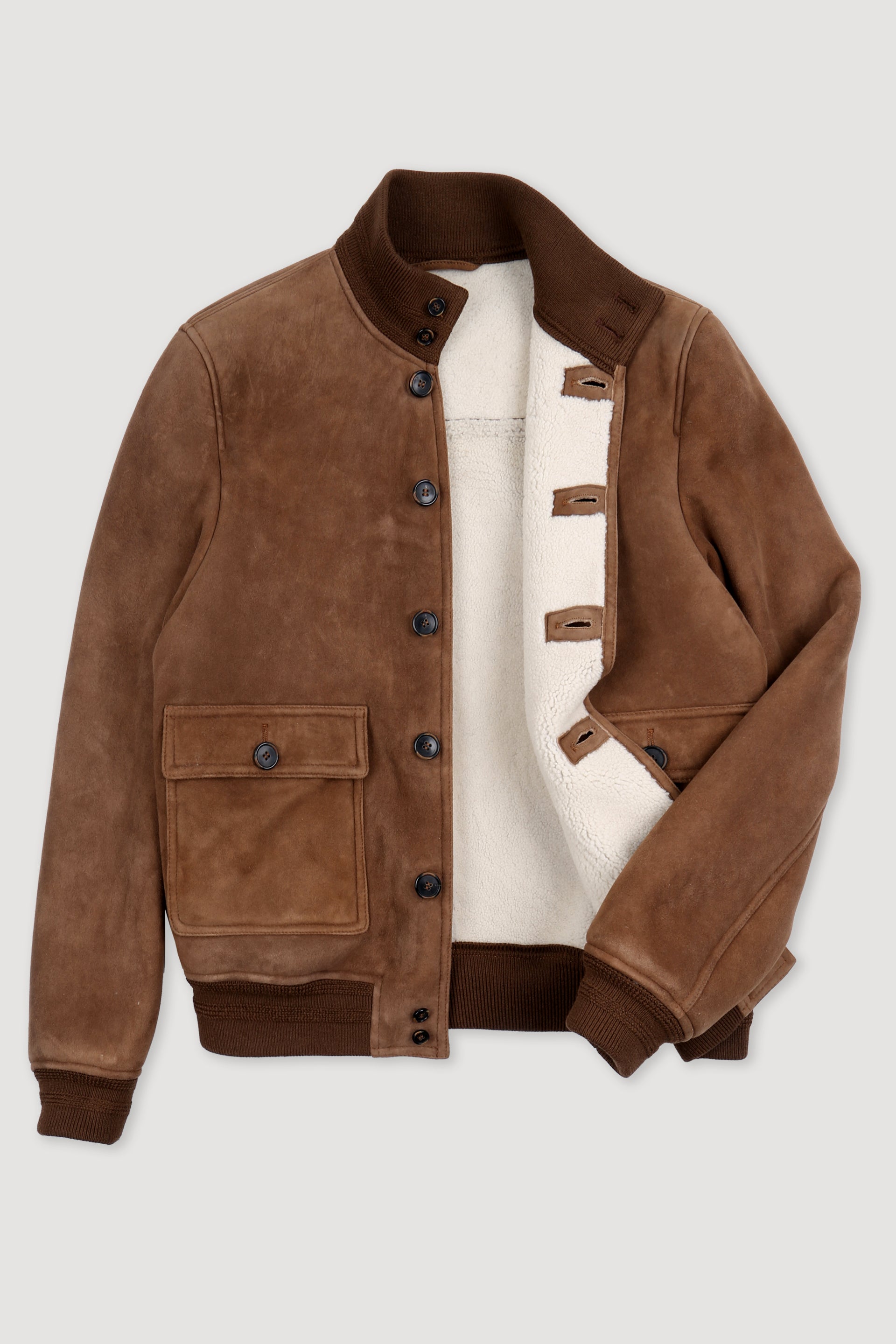 GIUBBOTTO VALSTARINO IN MONTONE - Miele/ panna