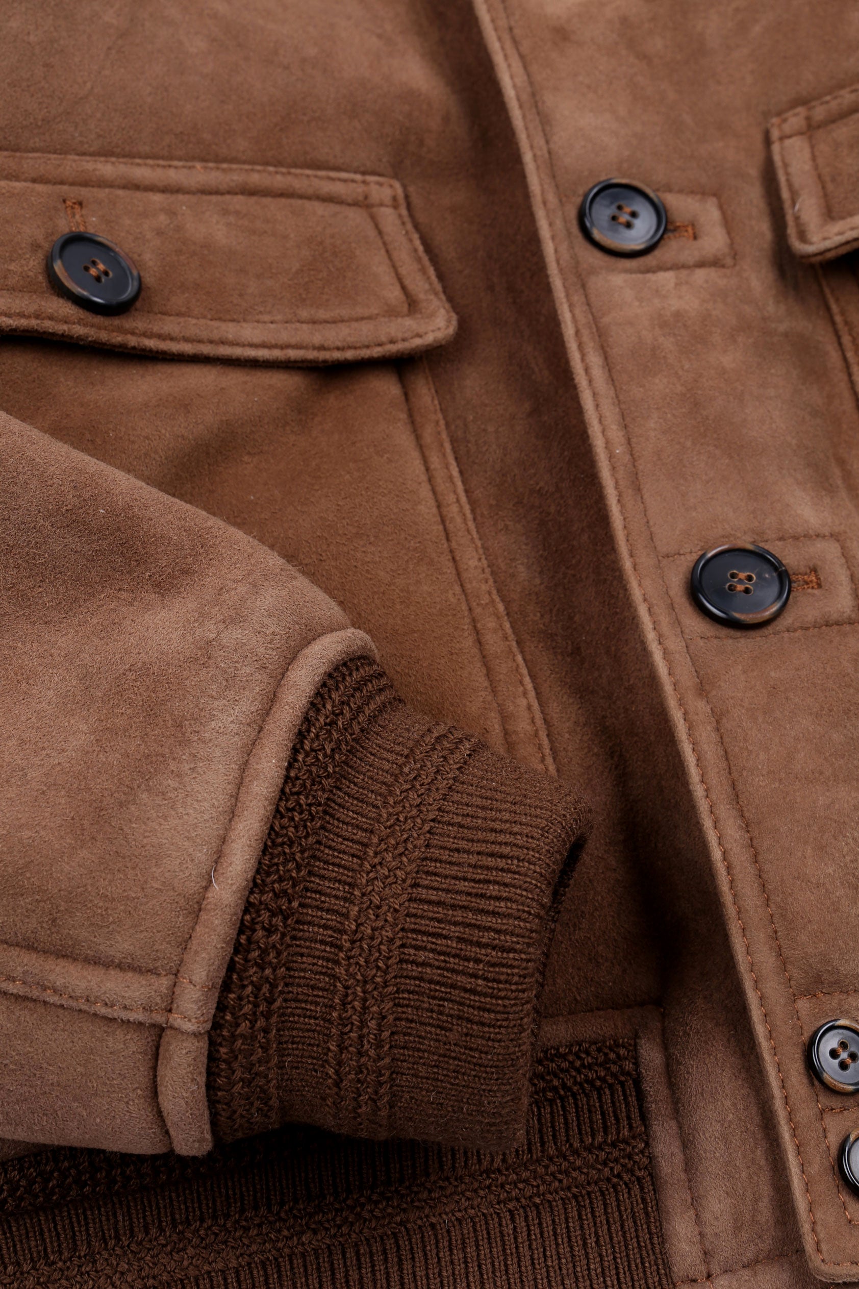 GIUBBOTTO VALSTARINO IN MONTONE - Miele/ panna