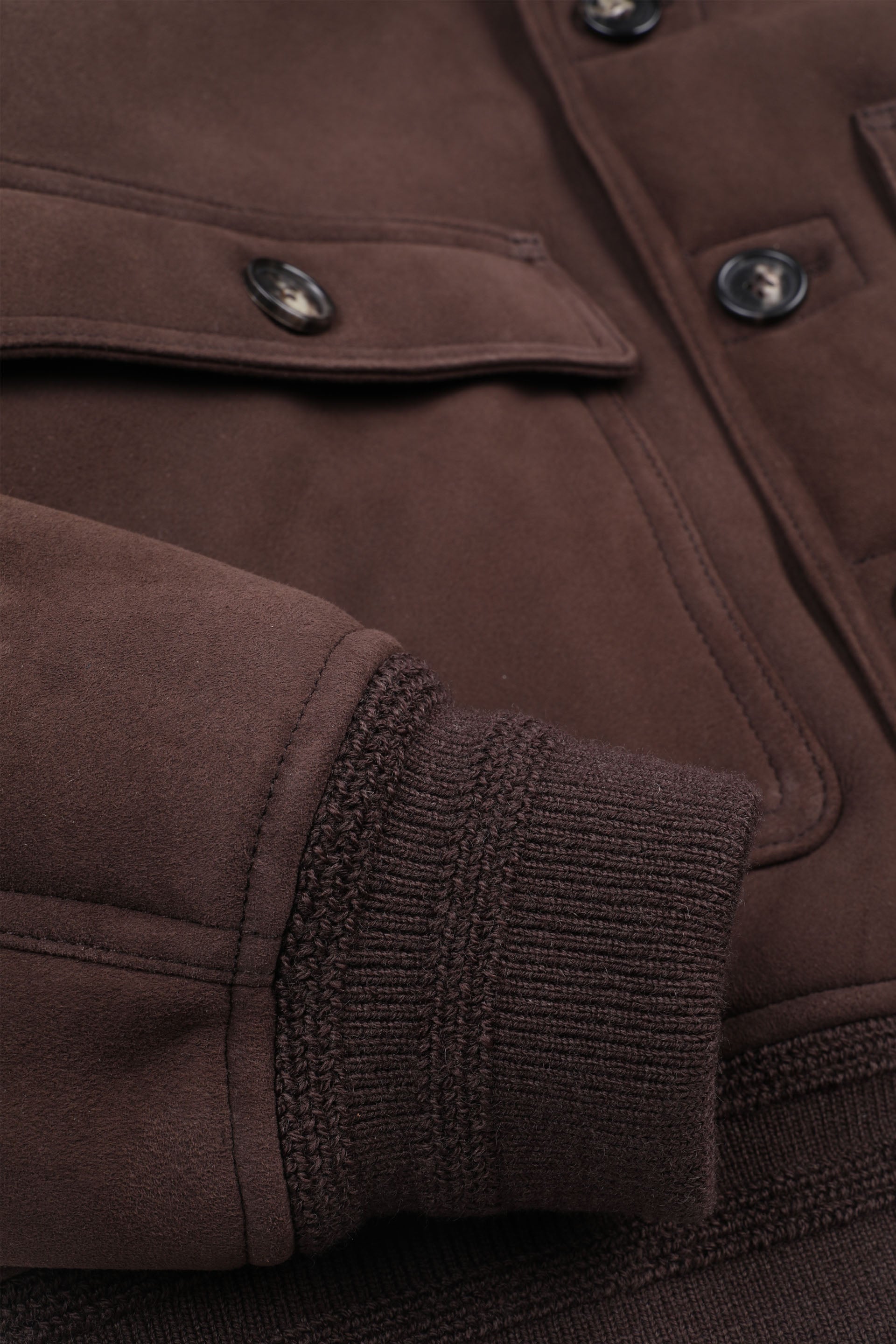 GIUBBOTTO VALSTARINO IN MONTONE - Fondente/fondente