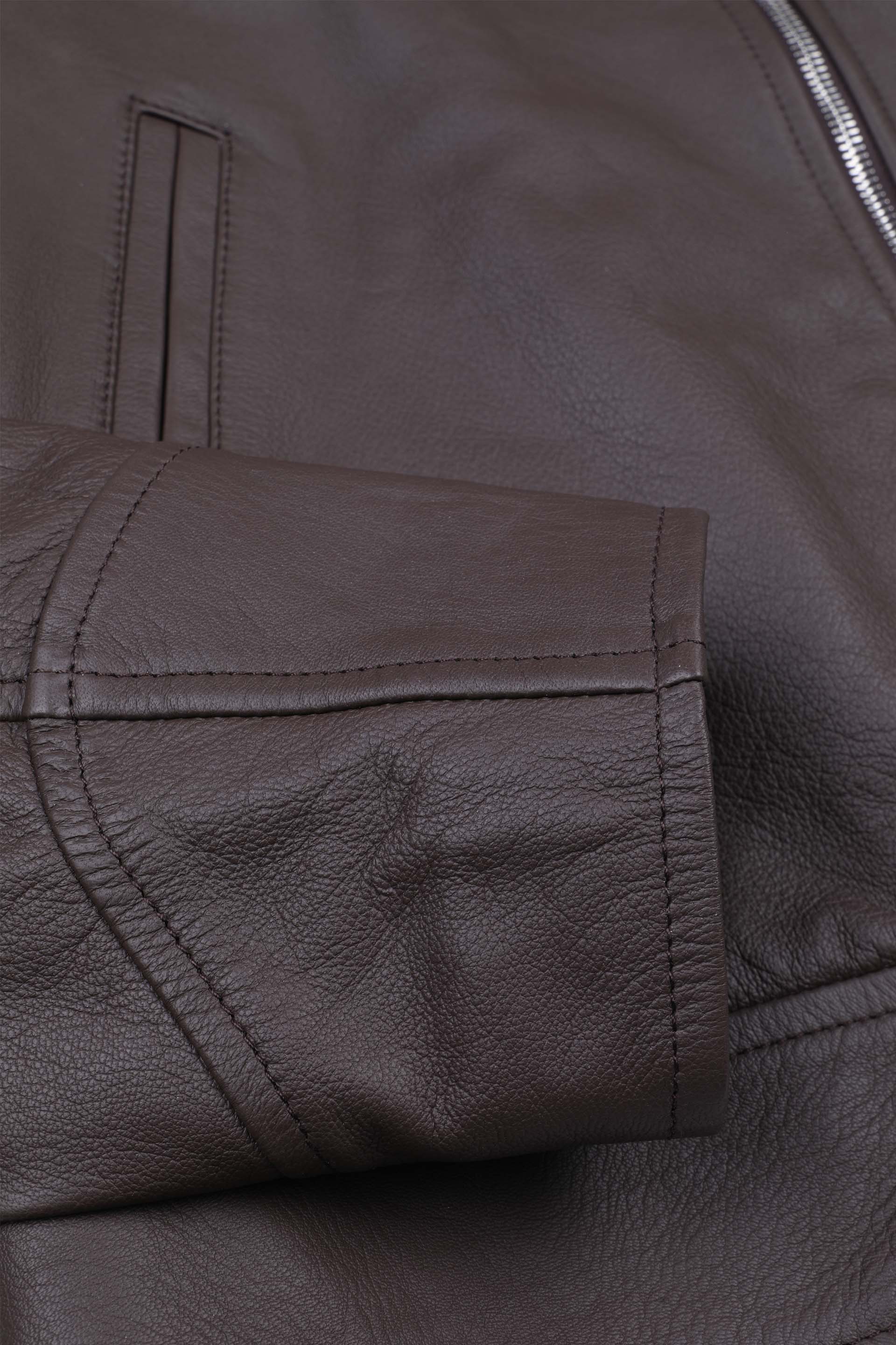 GIUBBOTTO RIDER, FODERATO, SOFT SUEDE - Coconut