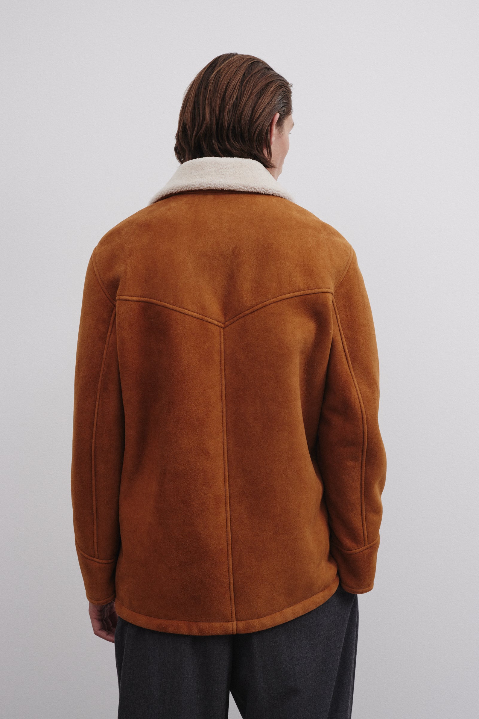 GIACCONE ERNEST, SHEARLING - Sandal/naturale