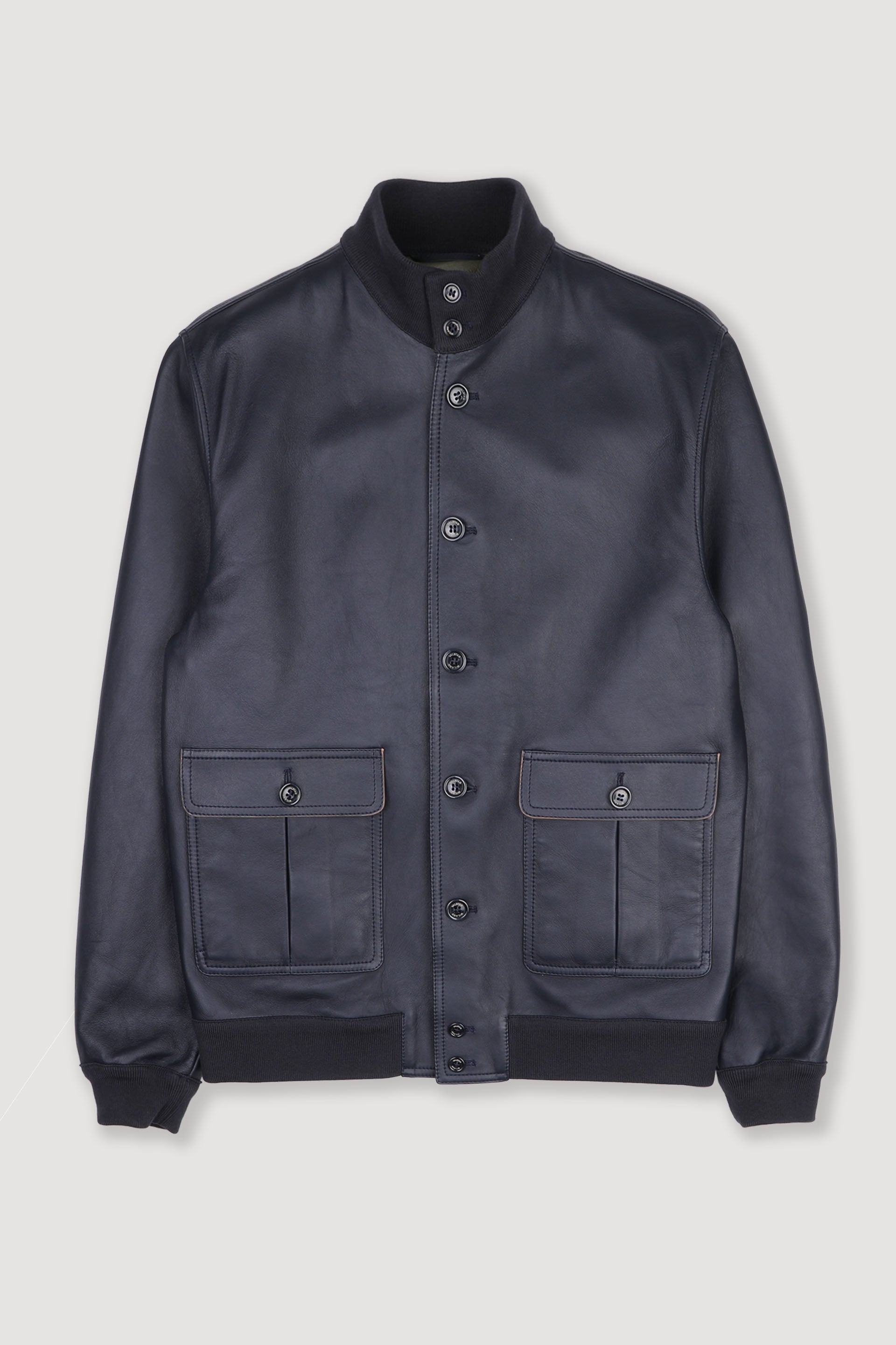 Giubbotto Valstarino sfoderato in nappa - Navy blue