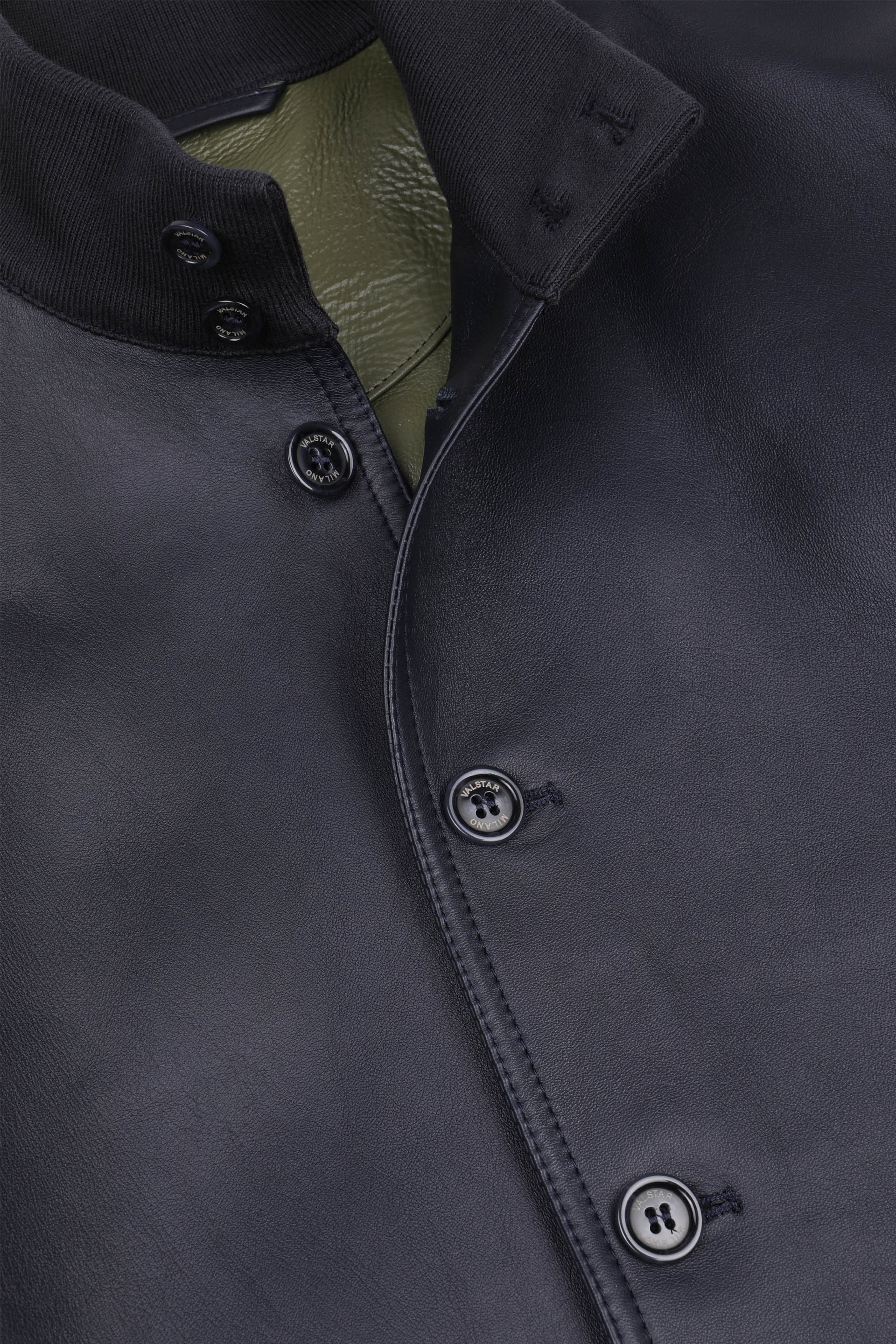 Giubbotto Valstarino sfoderato in nappa - Navy blue