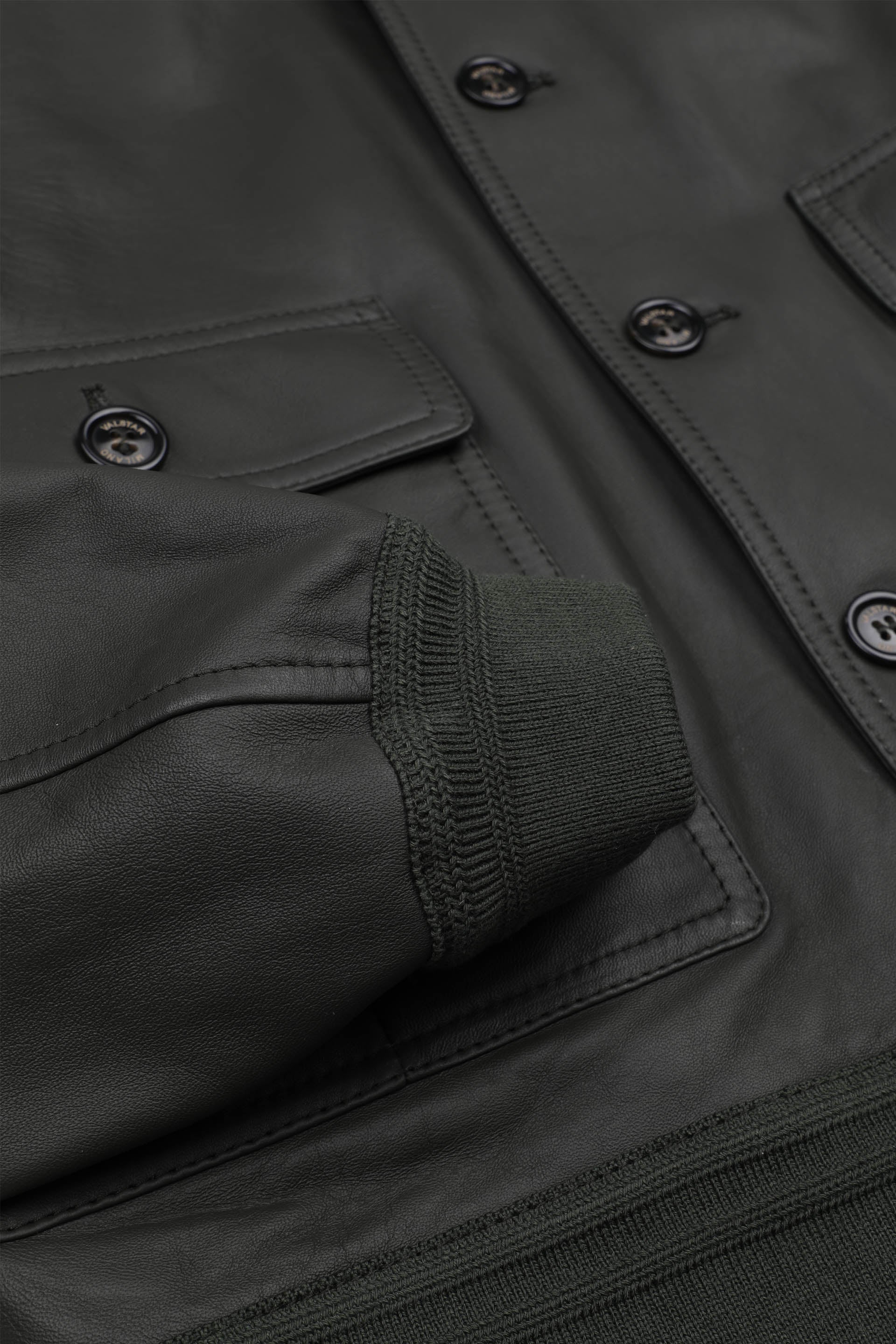 Giubbotto Valstarino in nappa, sfoderato. Verde - Caccia