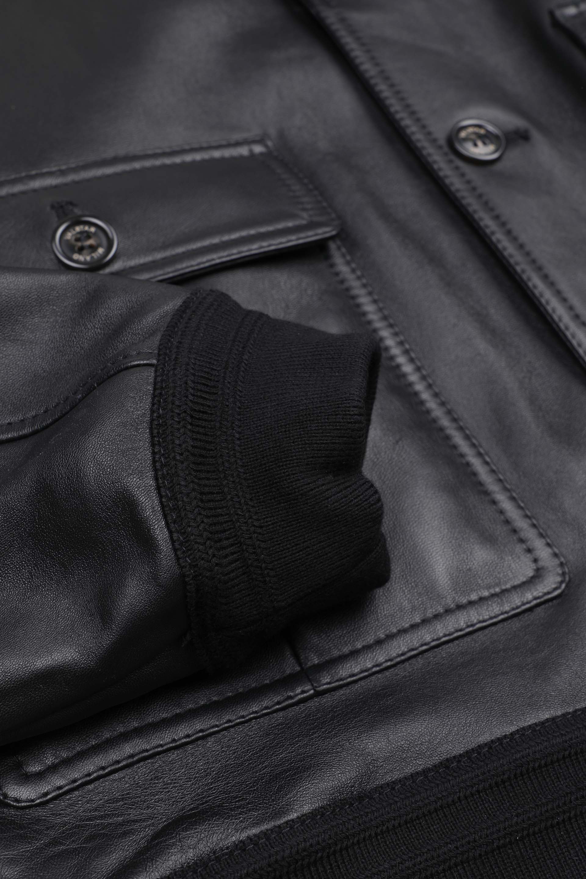 Giubbotto Valstarino in nappa, sfoderato - Black