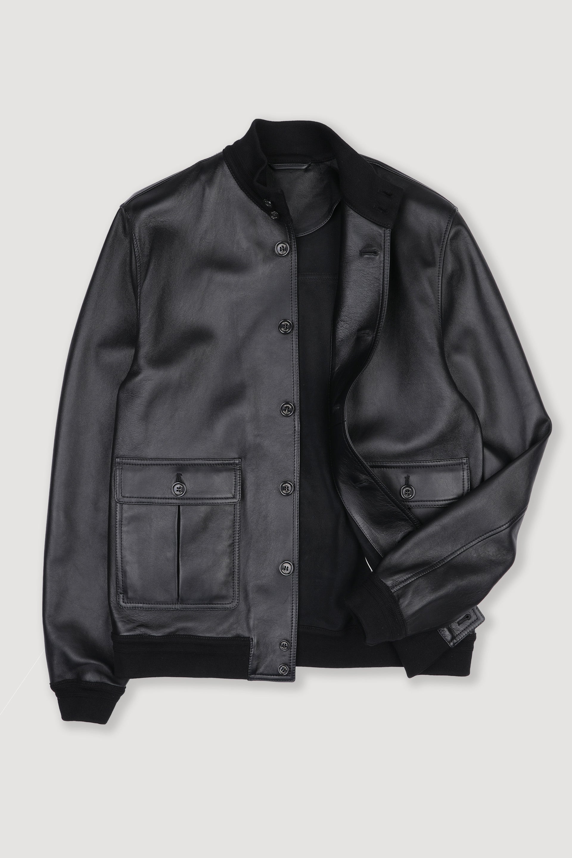 Giubbotto Valstarino in nappa, sfoderato - Black