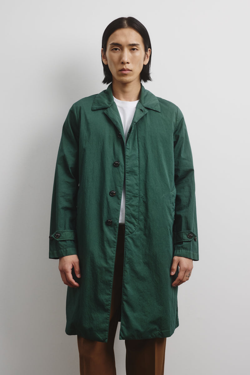 Trench Torino in cotone misto nylon, sfoderato. Verde - Conifera