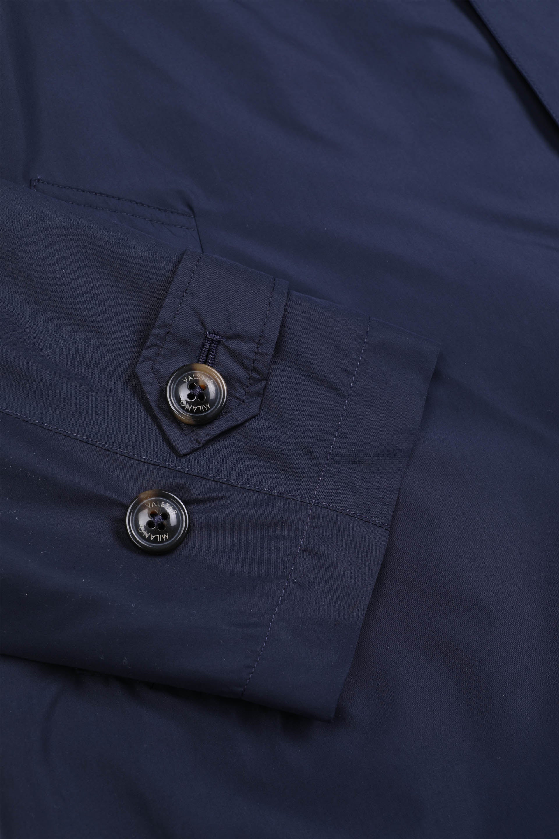 TRENCH MILANO TASCABILE, FODERATO, TESSUTO OPACO WR ULTRALEGGERO - Navy blue
