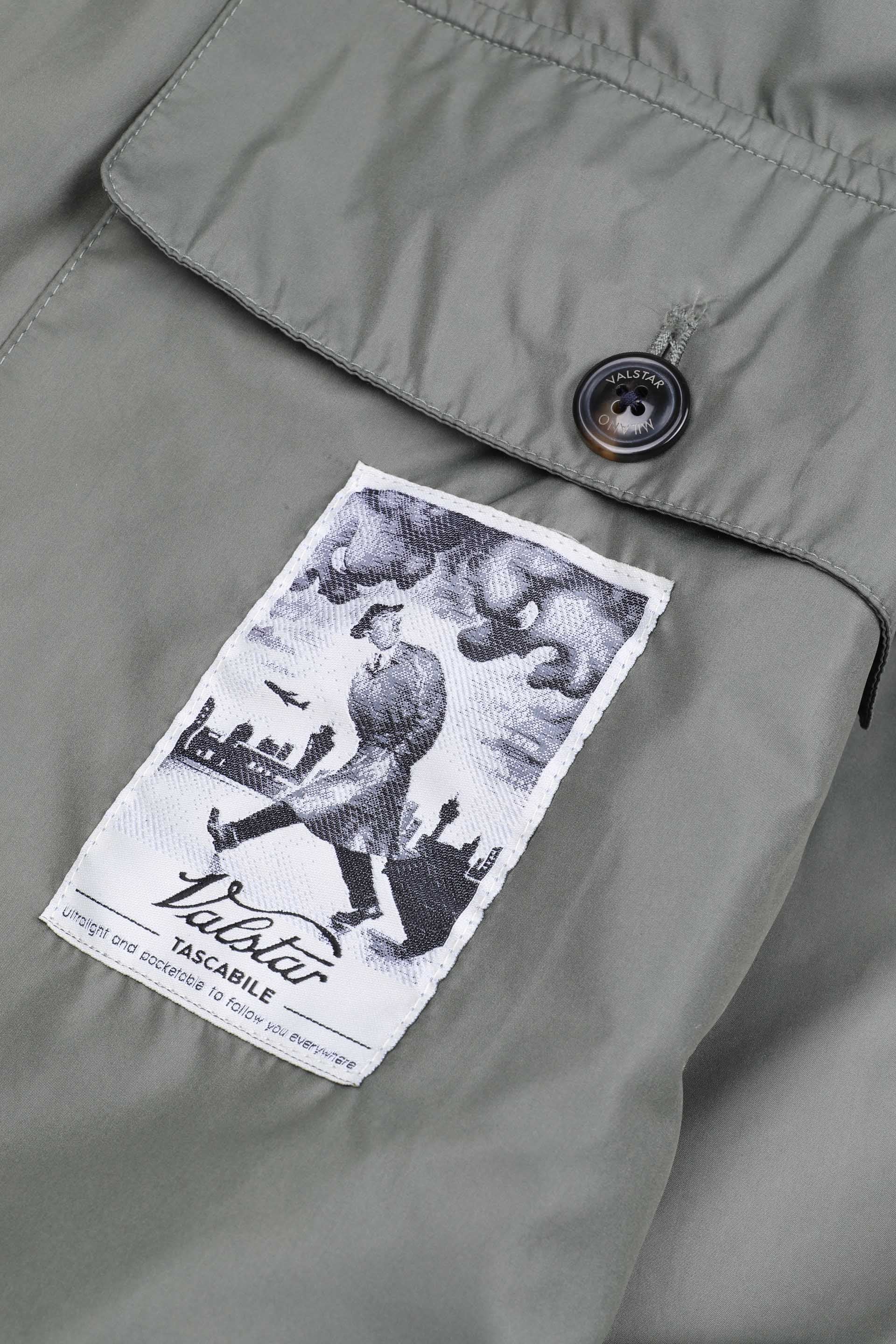 TRENCH MILANO TASCABILE, FODERATO, TESSUTO OPACO WR ULTRALEGGERO - Navy blue