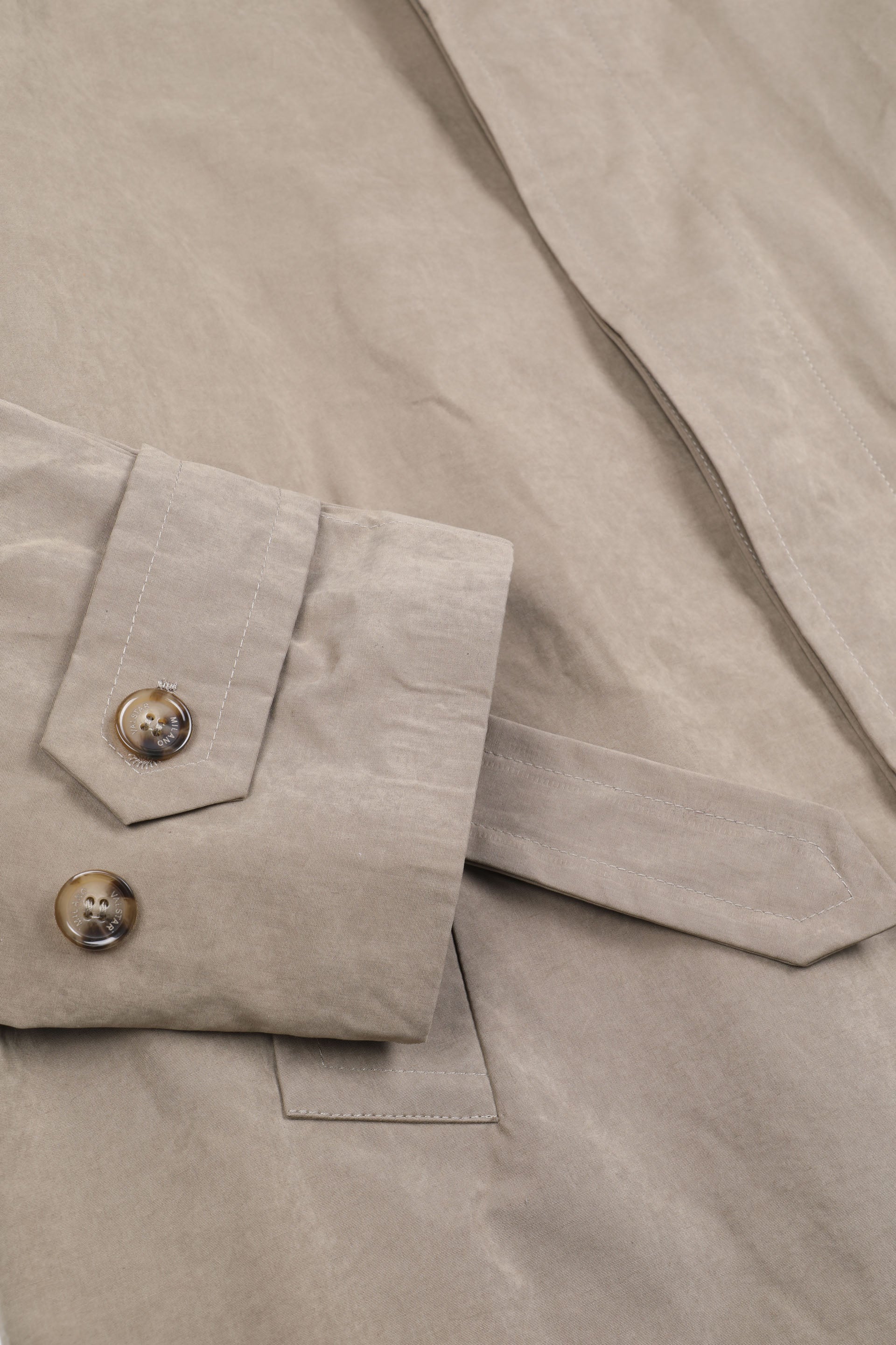 TRENCH HUMPHREY, FODERATO, TESSUTO MISTO COTONE/NYLON CERATO , WR - Farro