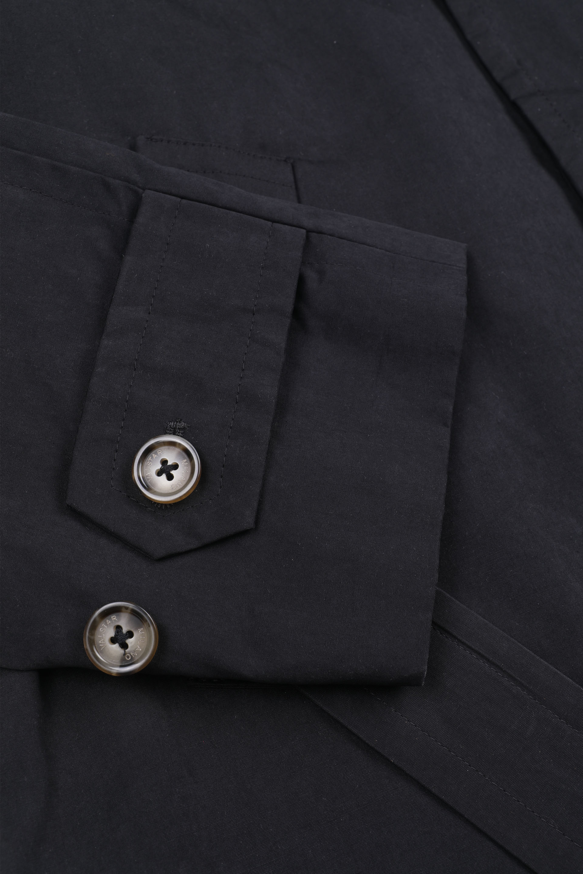 TRENCH HUMPHREY, FODERATO, TESSUTO MISTO COTONE/NYLON CERATO , WR - Navy blue