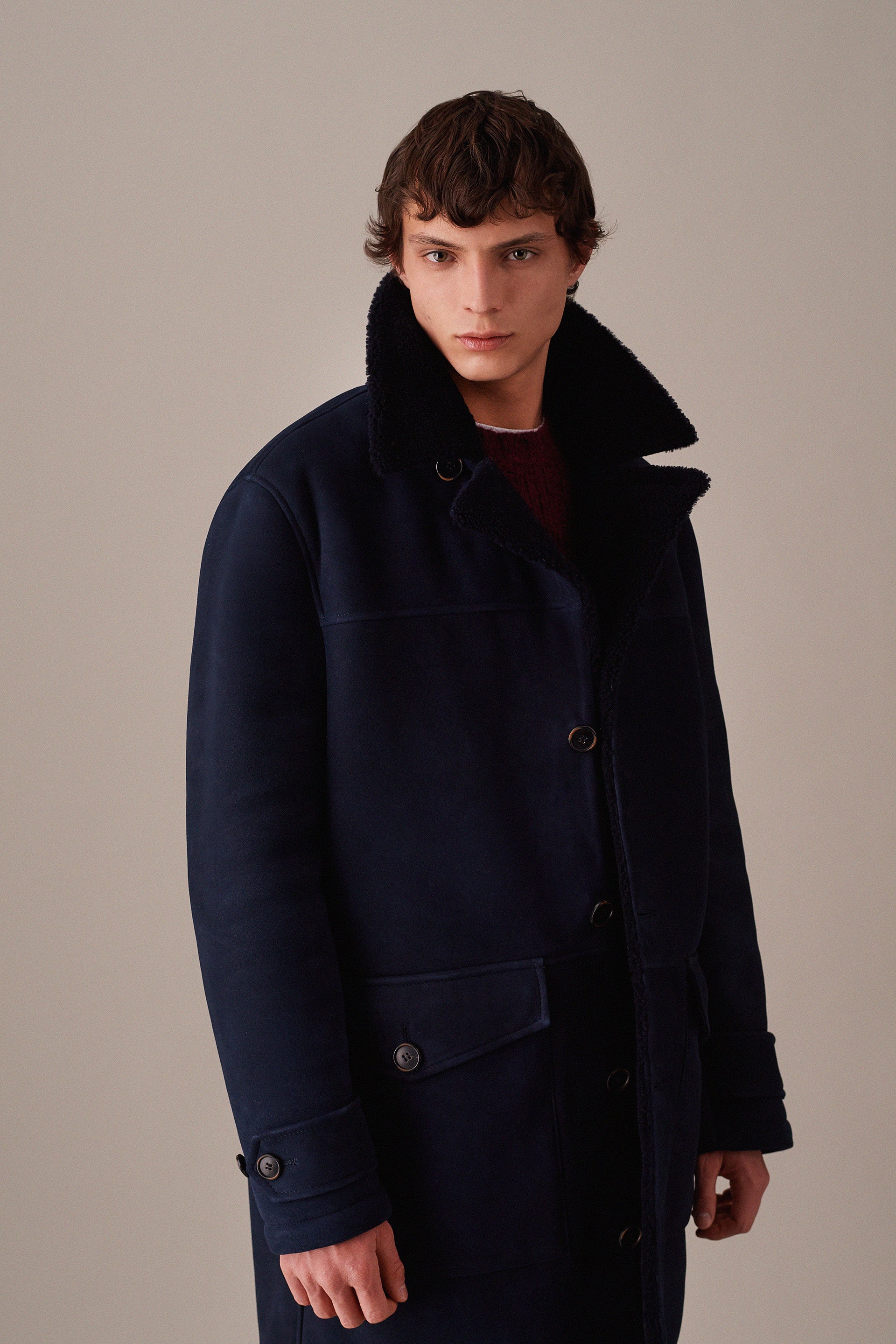 CAPPOTTO IN MONTONE - Dark blue