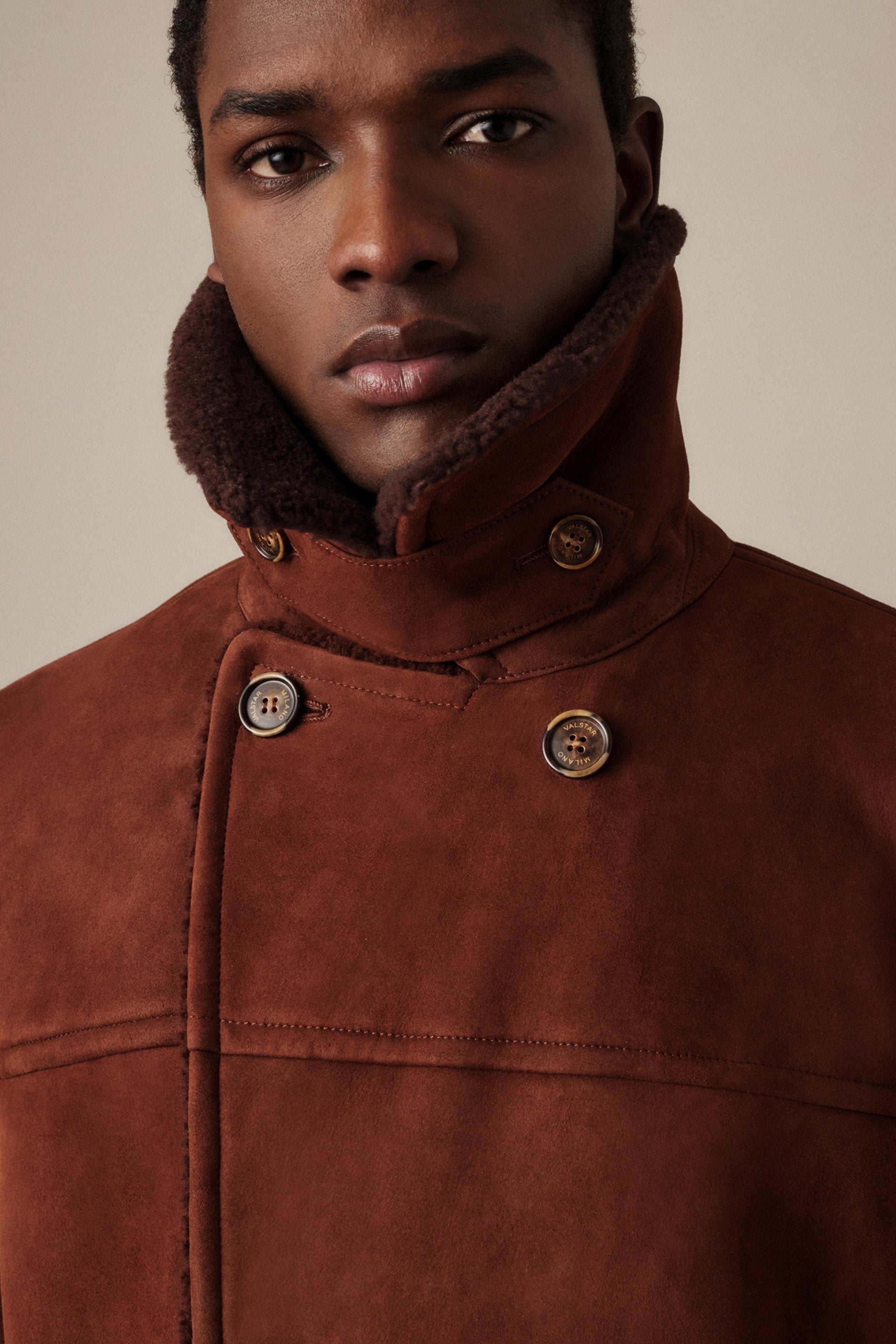 CAPPOTTO IN MONTONE - Burnt red/brown