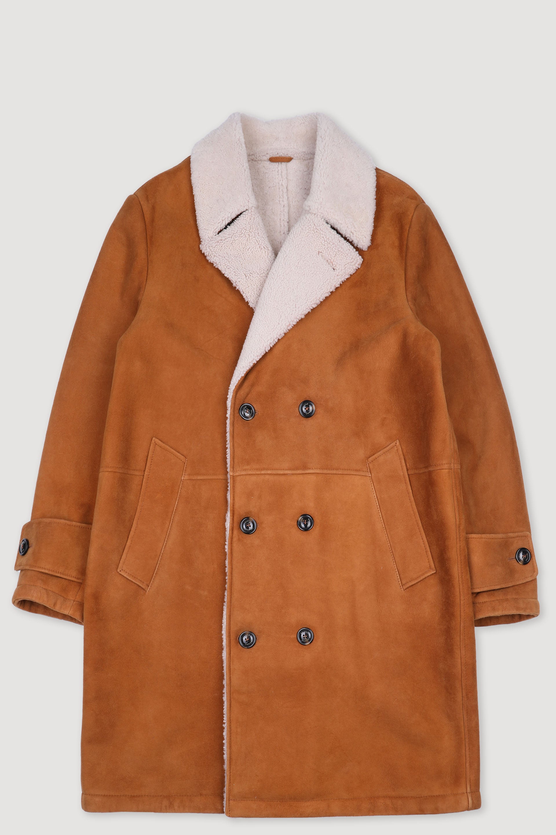 CAPPOTTO CHARLES IN MONTONE - Sandal/naturale