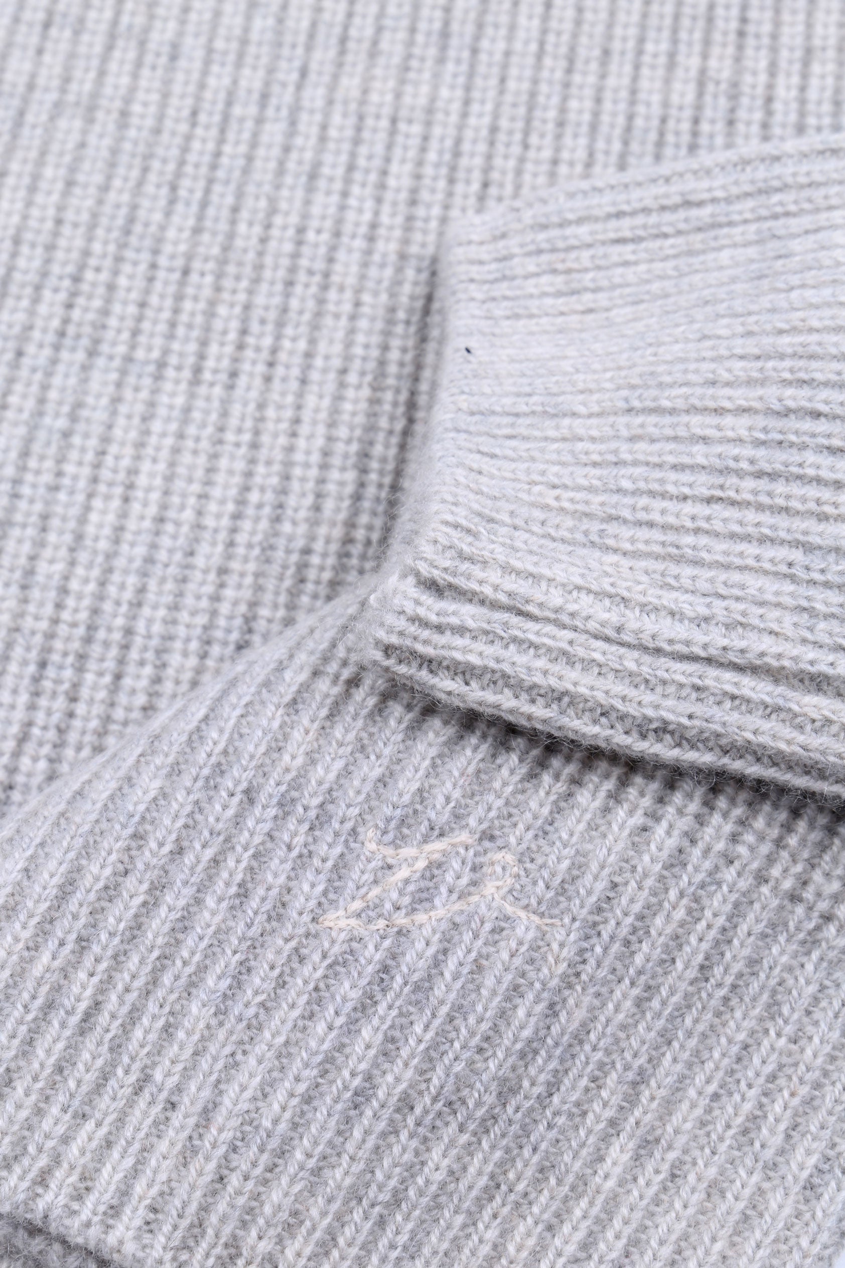 OVERSHIRT 4 TASCHE SFODERATA, LIGHT SUEDE - Silver grey