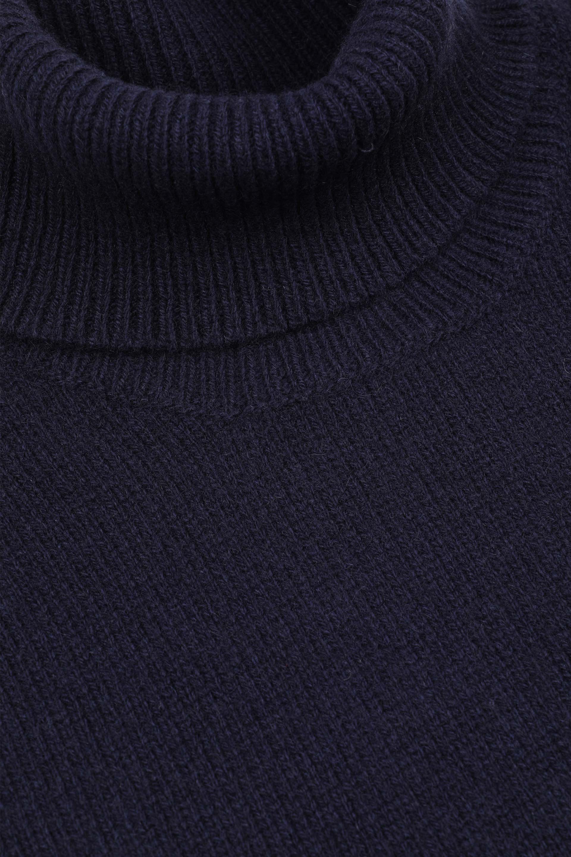 Maglia dolcevita in cashmere. Blu - Navy