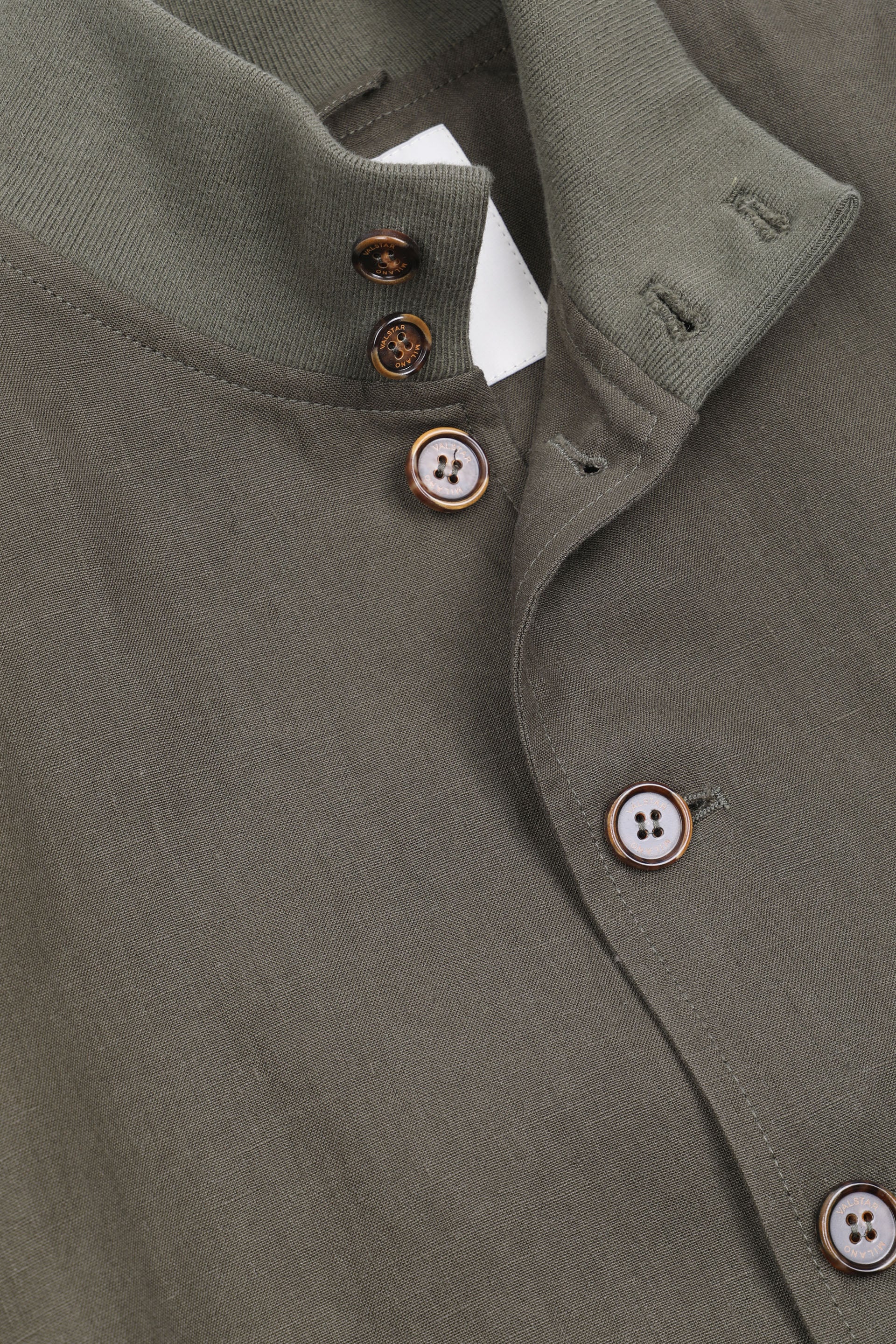 GIUBBOTTO VALSTARINO, SFODERATO, LINO - Military green