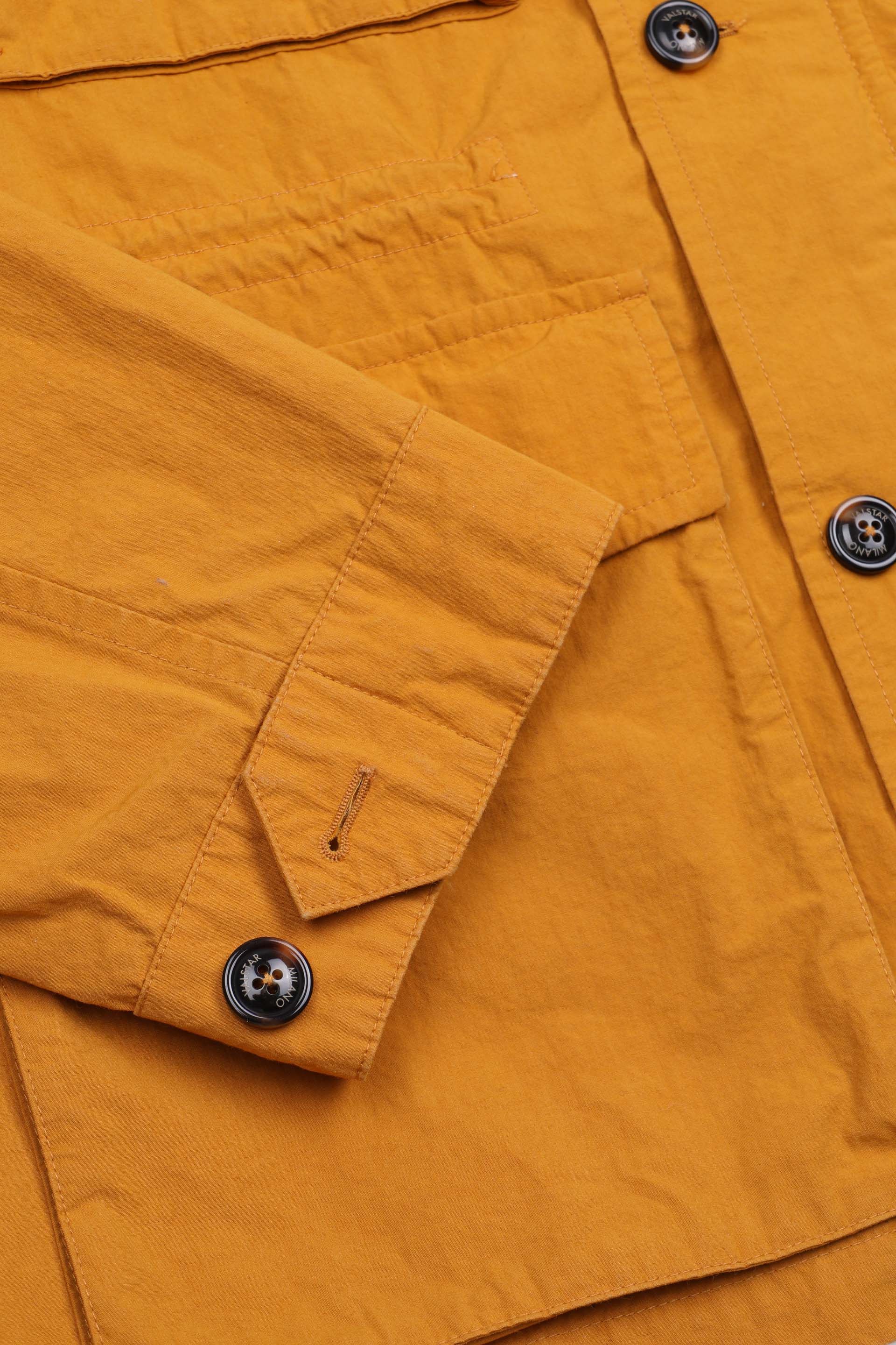 FIELD JACKET CAPPUCCIO ASCOMPARSA, SFODERATO, TESSUTO GIAPPONESE COTONE/NYLON WR, FINISSAGGIO VINTAGE - Duck