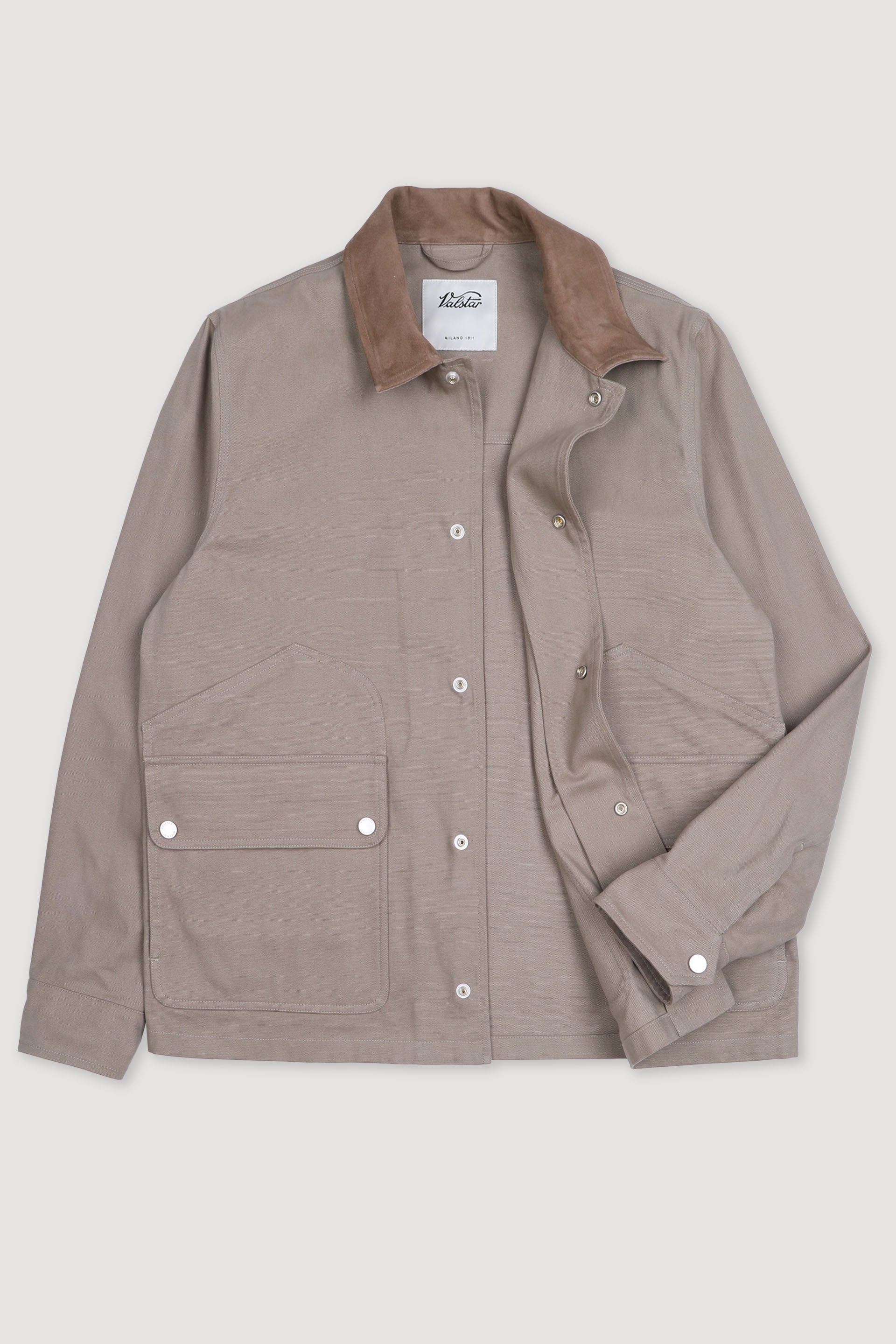 PETER WORK JACKET, SFODERATA, CANVAS DI COTONE - Coloniale