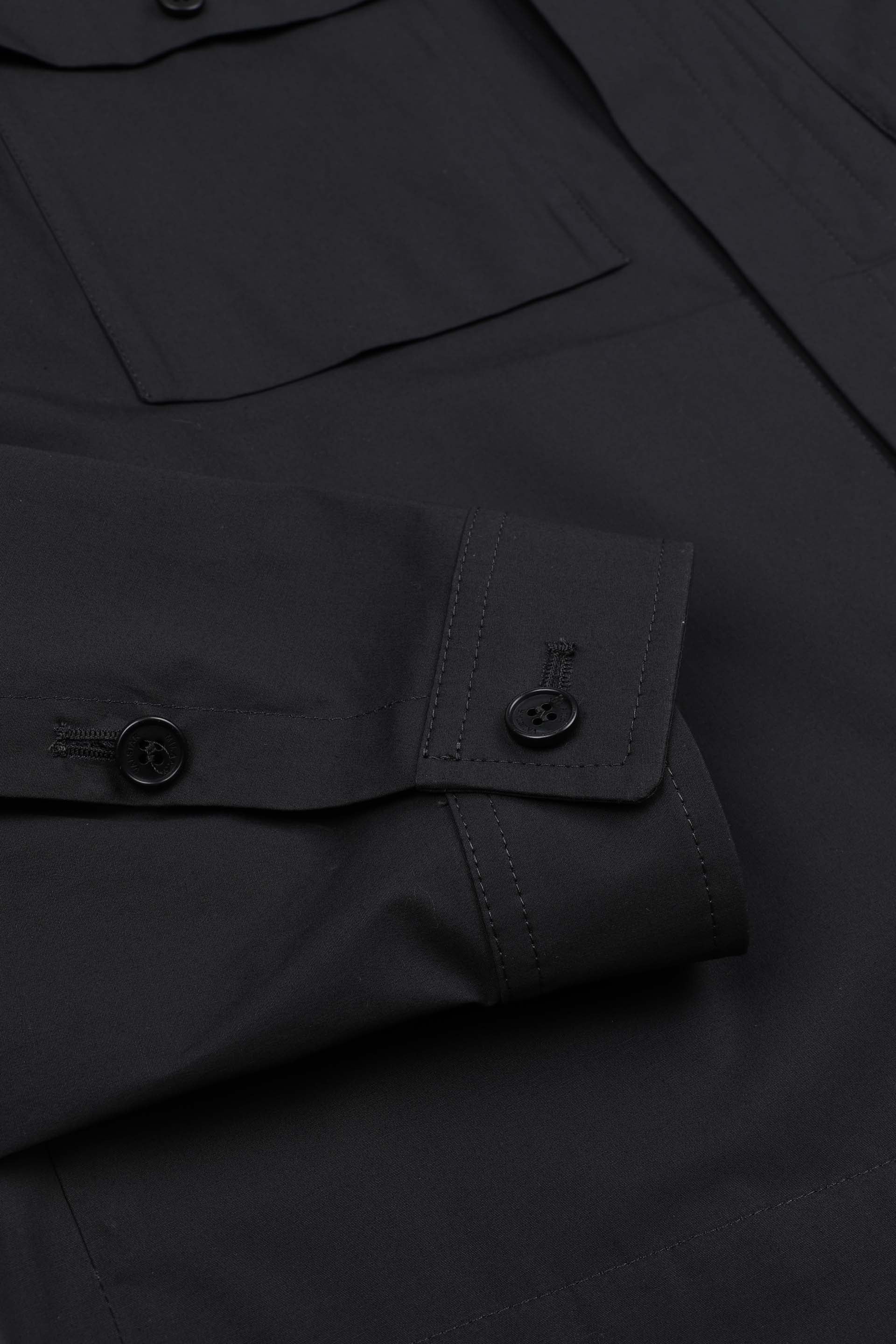 Giubbotto Jamie con zip in popeline di cotone, sfoderato. nero - Black