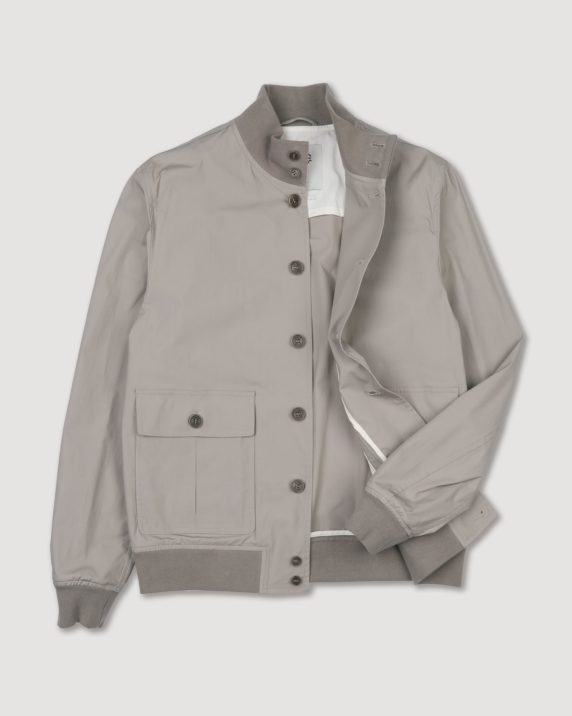 Giubbotto Valstarino in popeline stretch, sfoderato. Beige - Desert