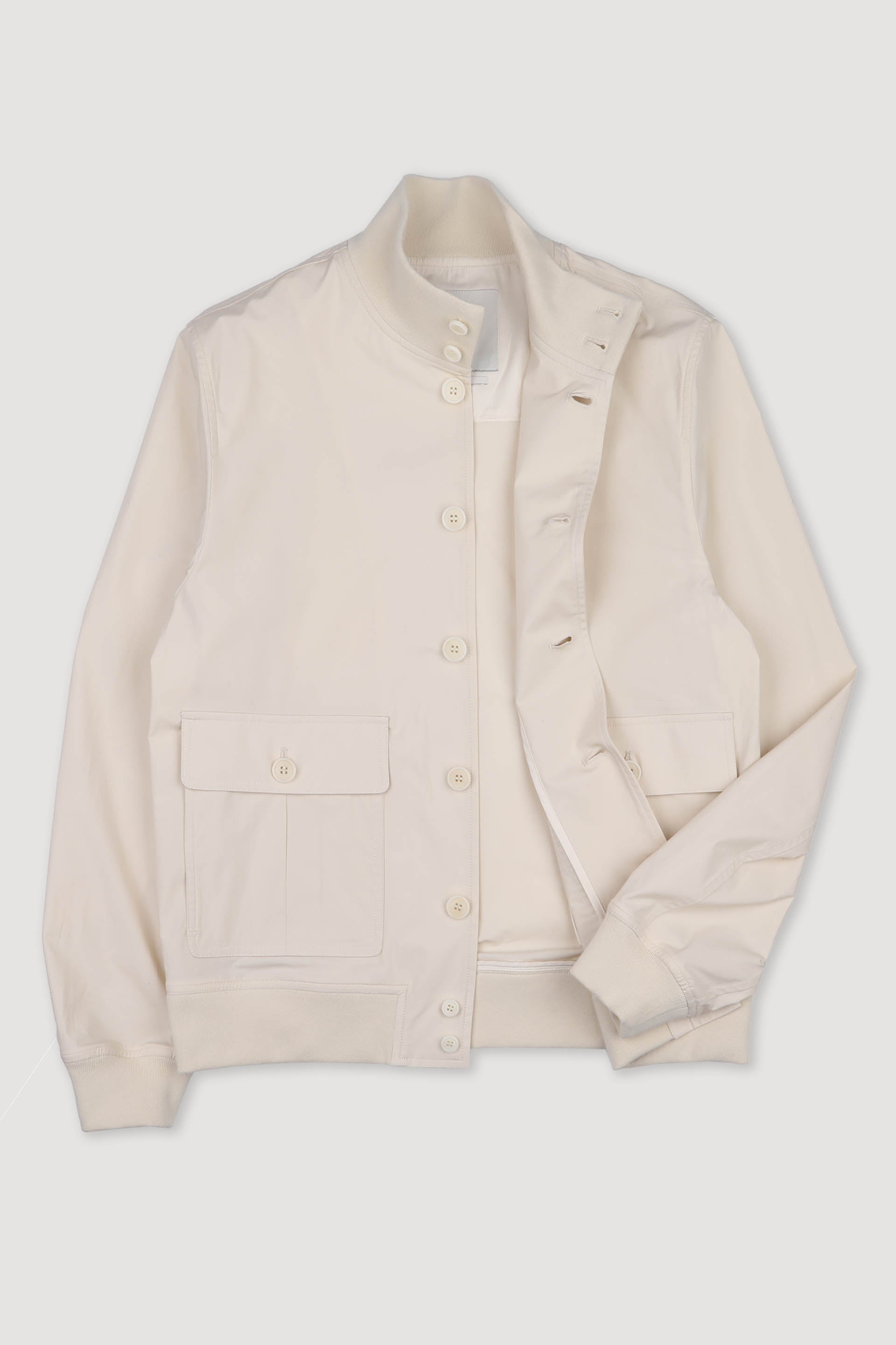 Giubbotto Valstarino in popeline stretch, sfoderato. Beige - Champignon