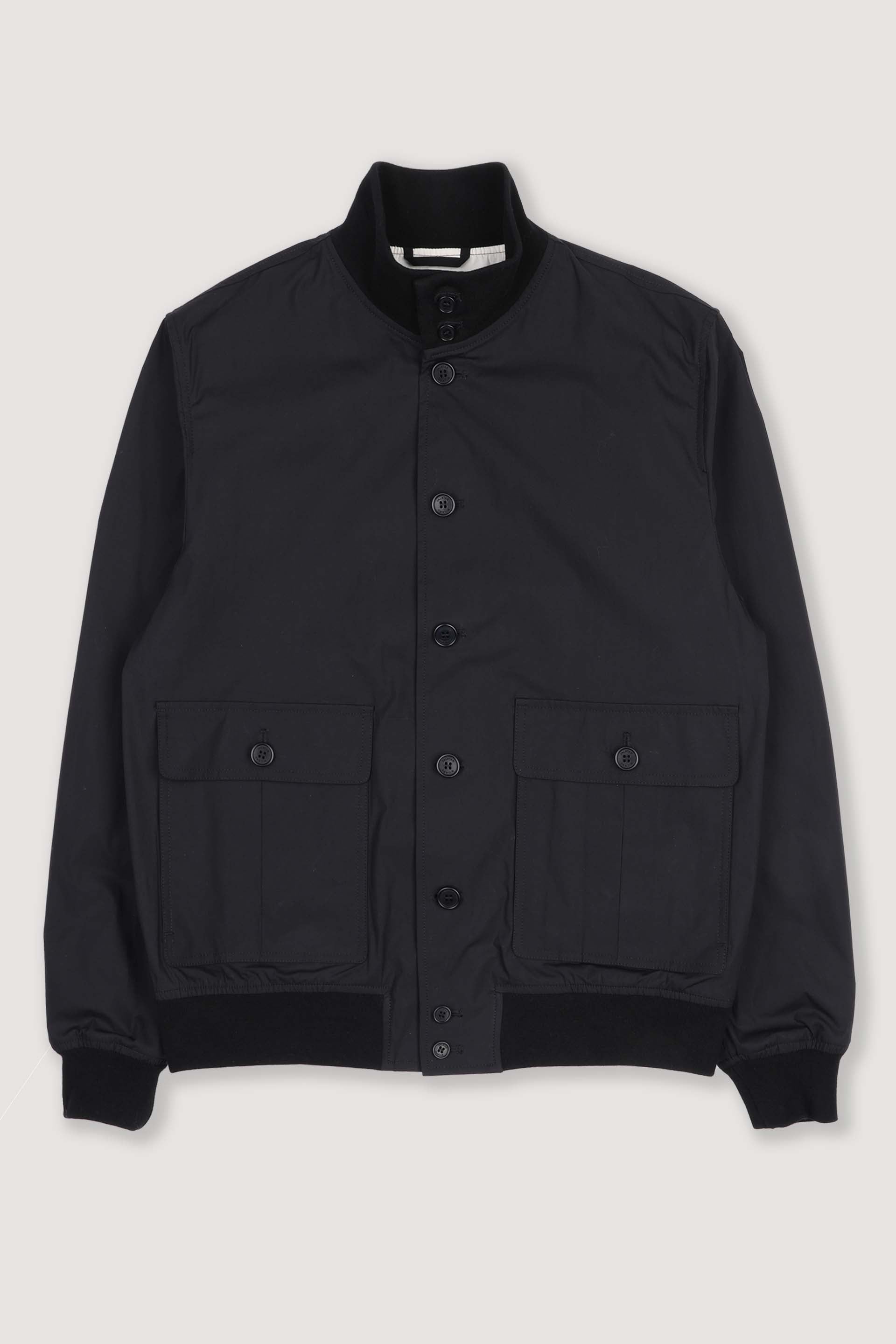 Giubbotto Valstarino in popeline stretch, sfoderato. - Black