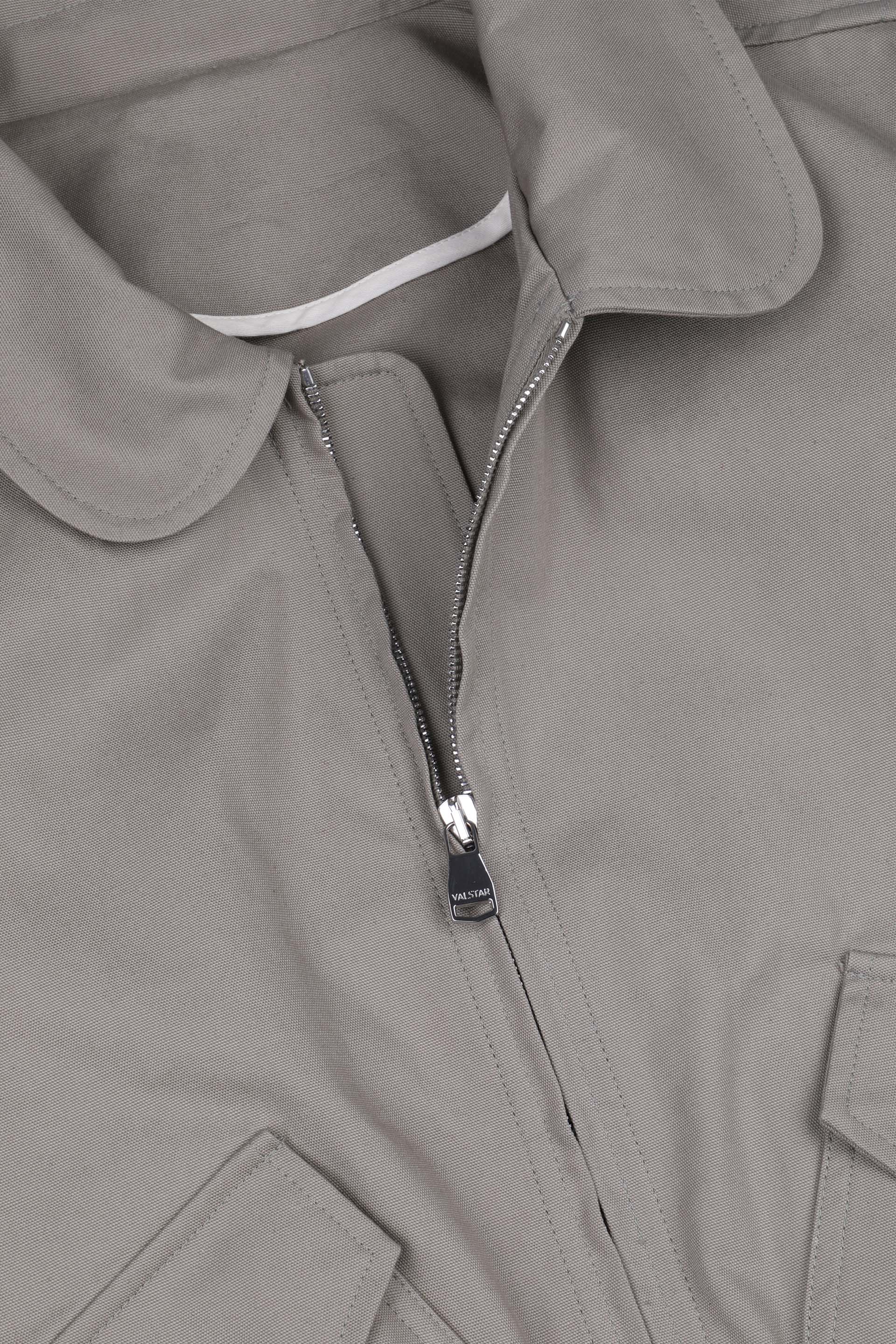 Flight jacket Victor in canvas di cotone water repellent, sfoderata. Beige - Malto