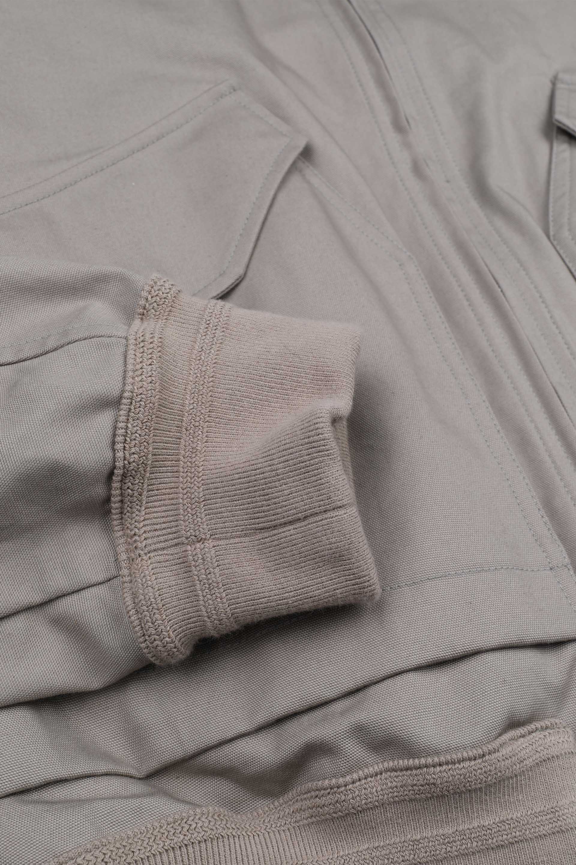 Flight jacket Victor in canvas di cotone water repellent, sfoderata. Beige - Malto