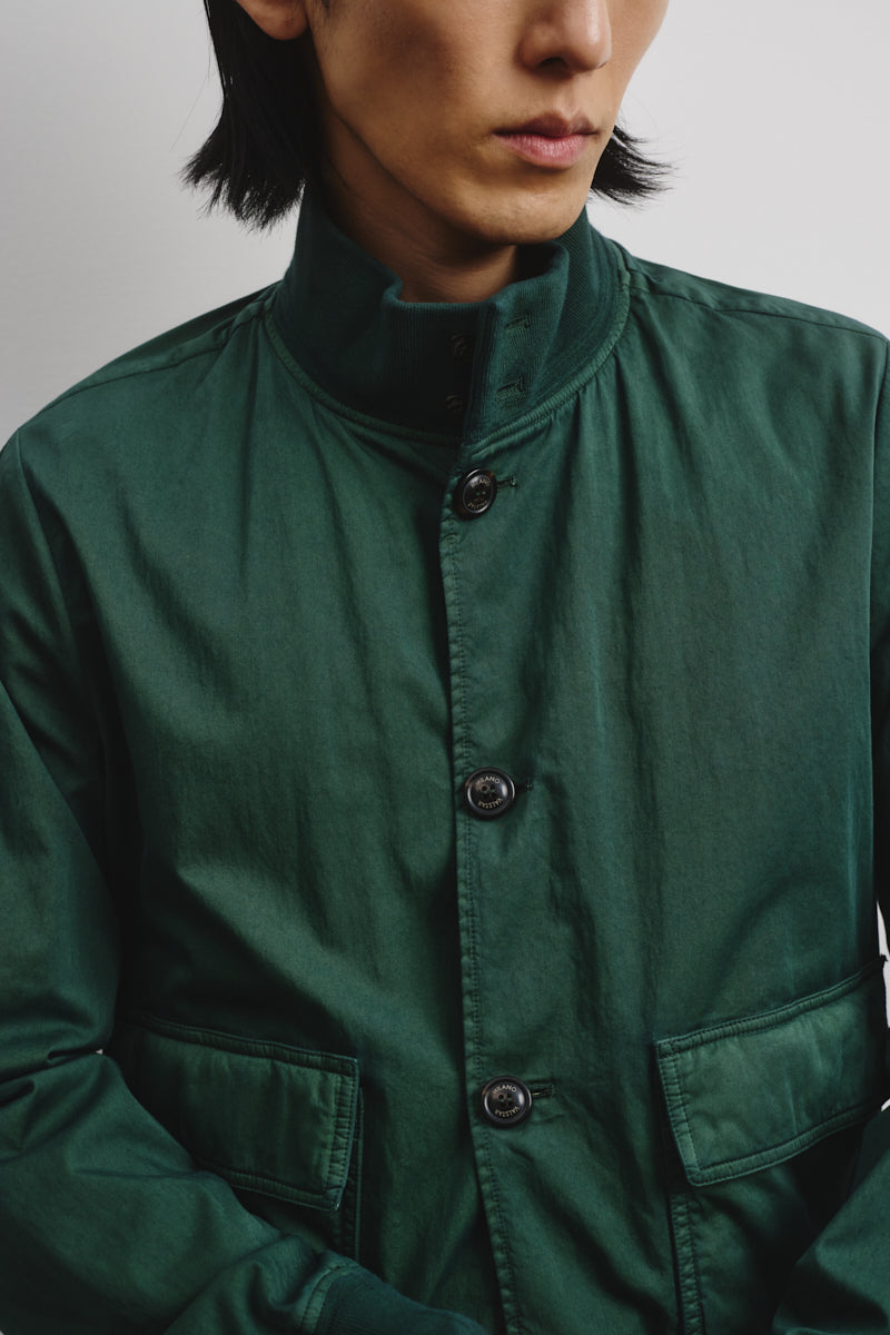 Giubbotto Valstarino in cotone-nylon sfoderato. Verde - Conifera