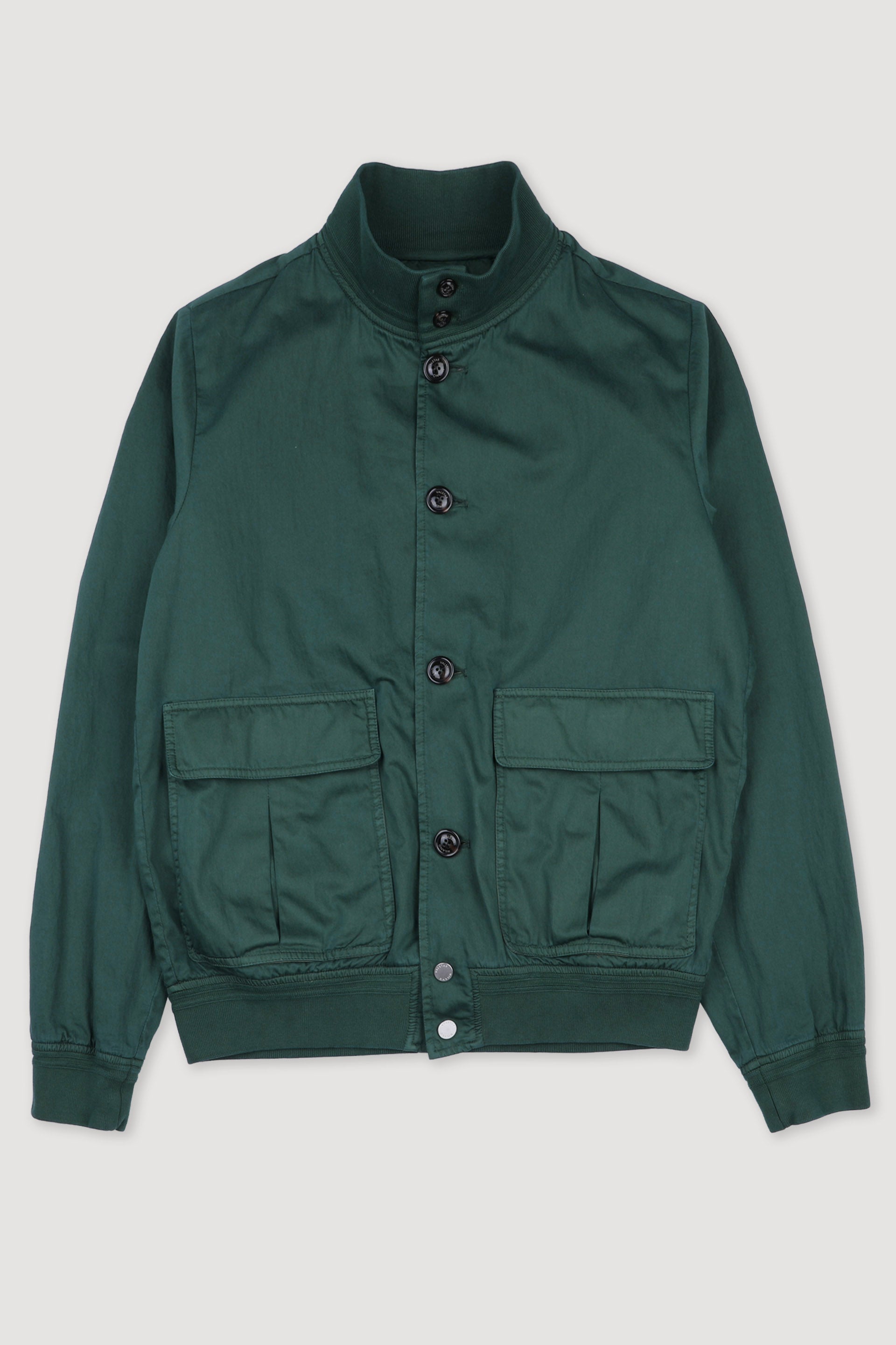 Giubbotto Valstarino in cotone-nylon sfoderato. Verde - Conifera