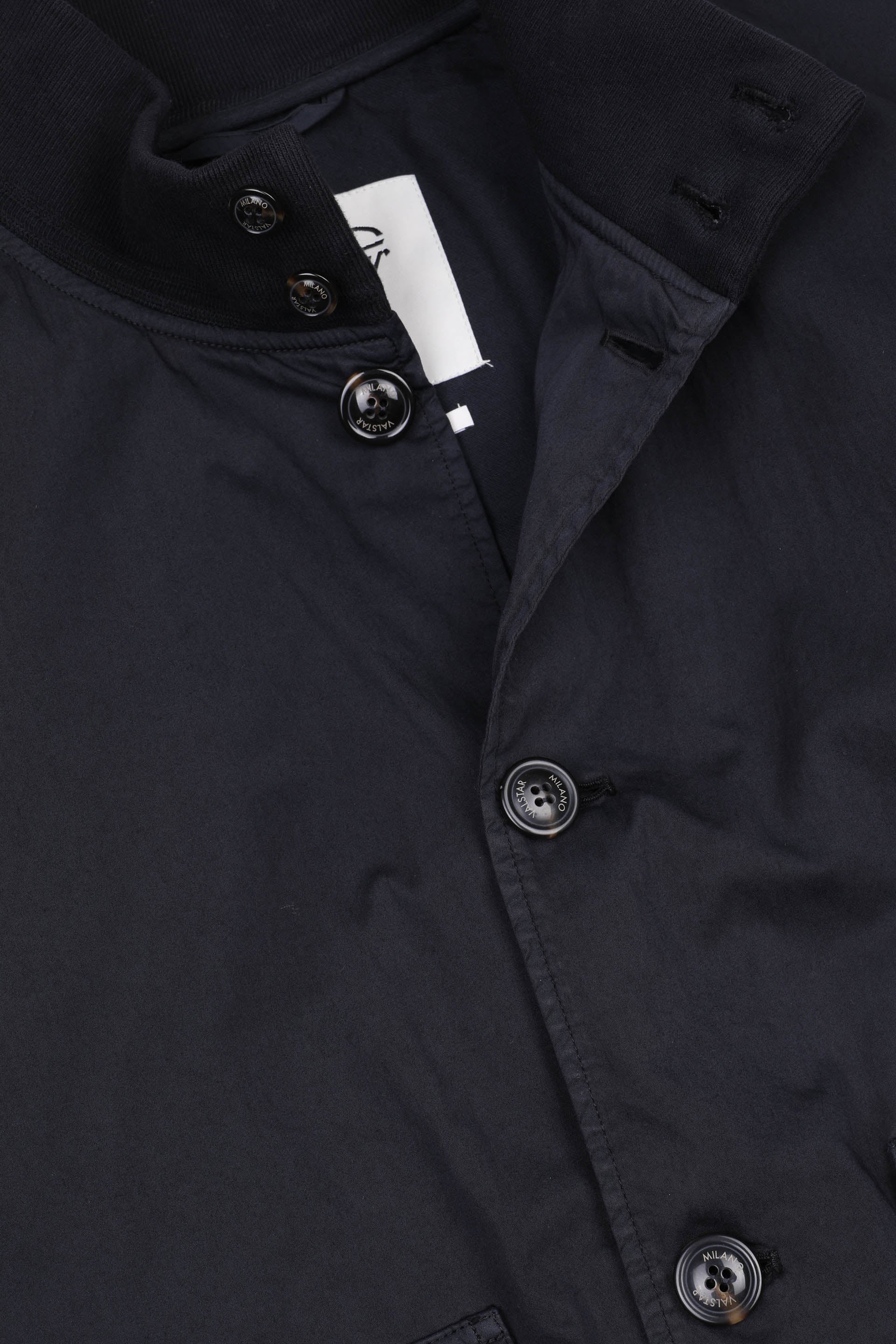 Giubbotto Valstarino in cotone-nylon sfoderato. - Navy blue